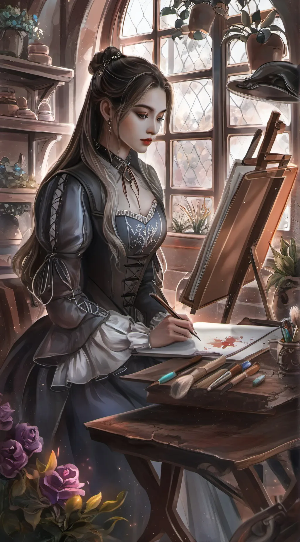 ai character: Mia background