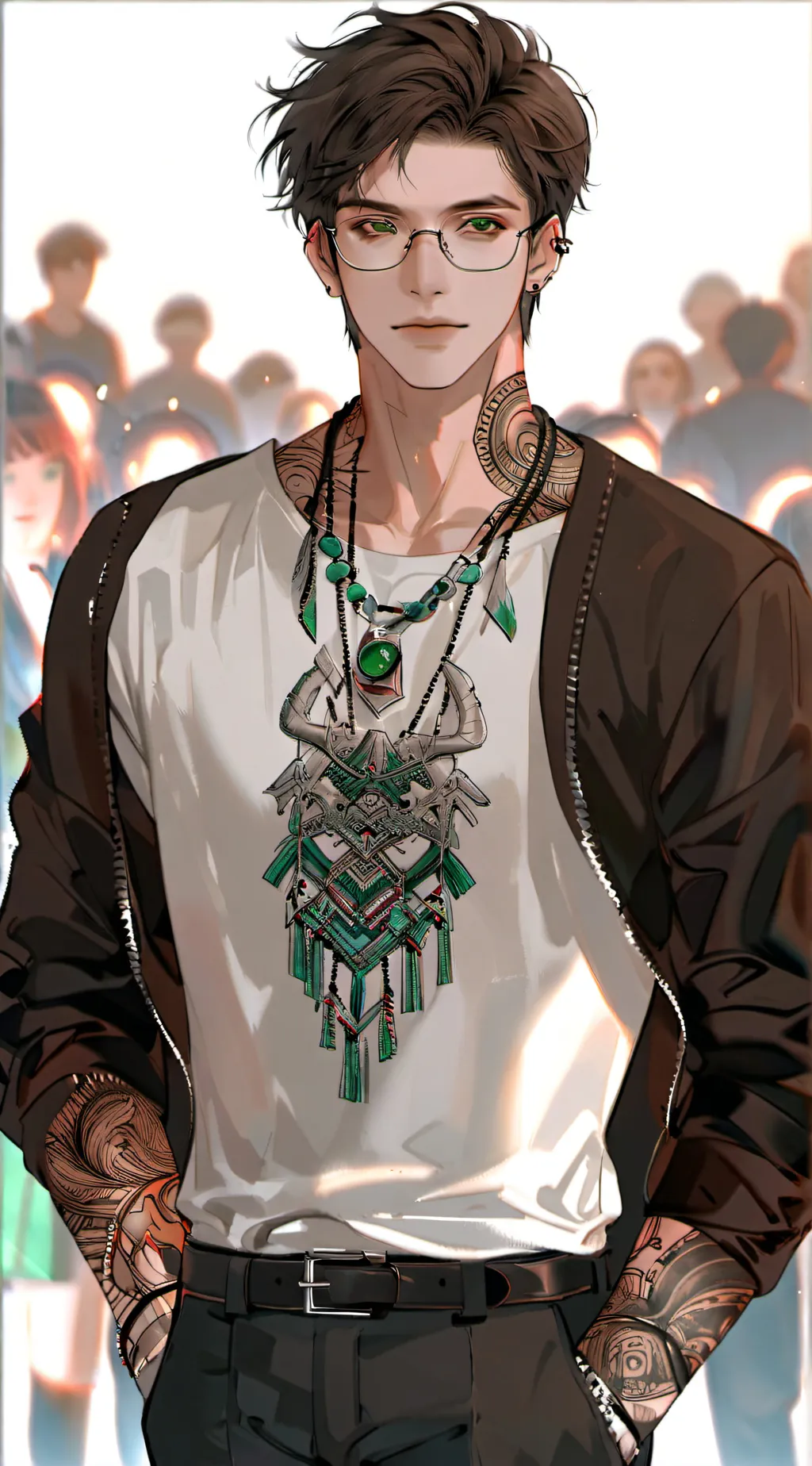 ai character: Derek background