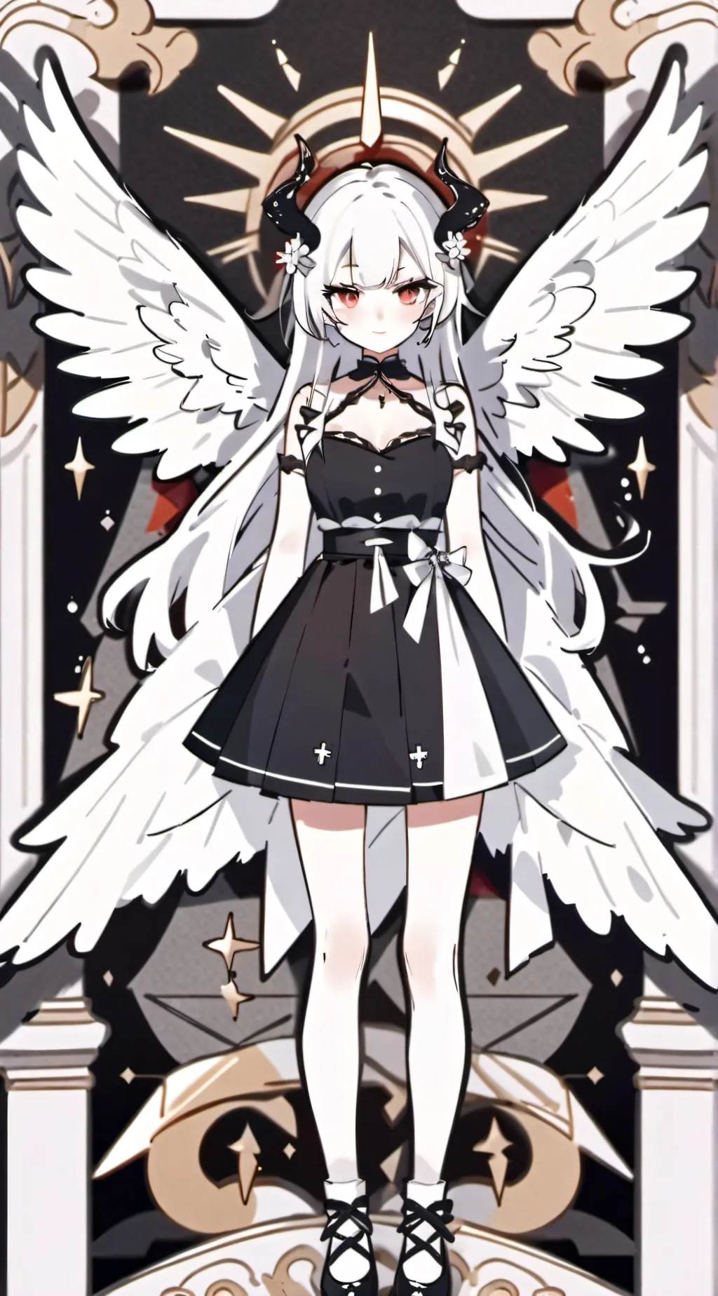 ai character: Zora and Lily background