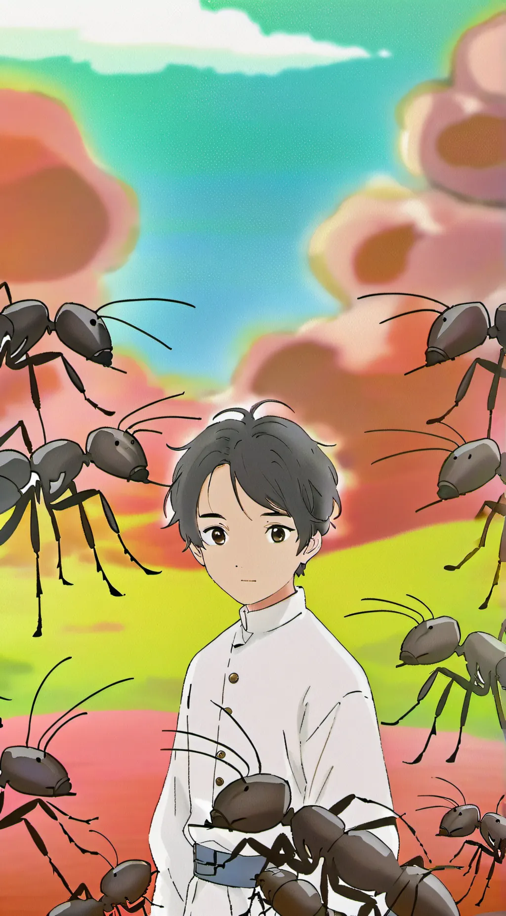 ai character: Ants background