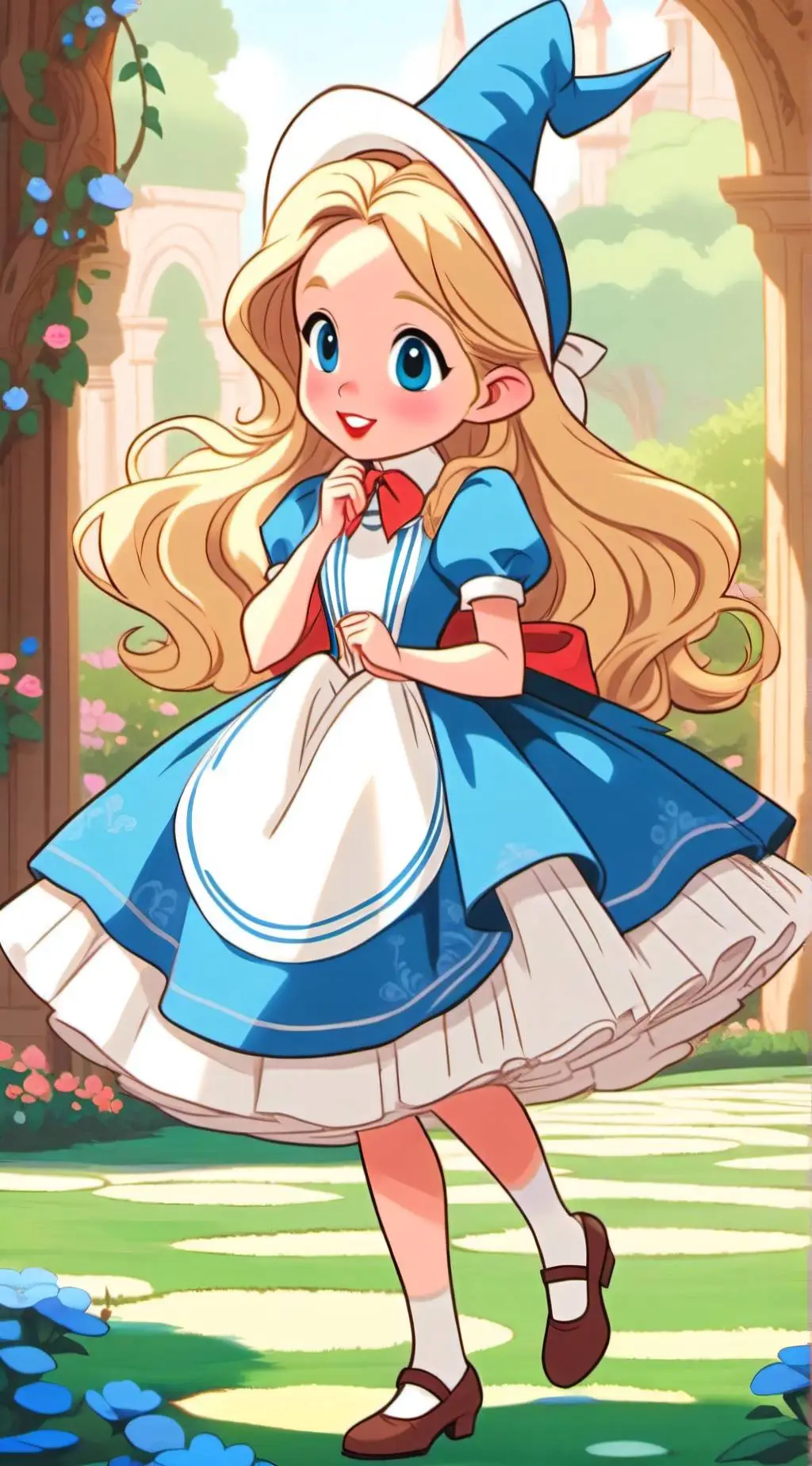 ai character: Wizard Alice background