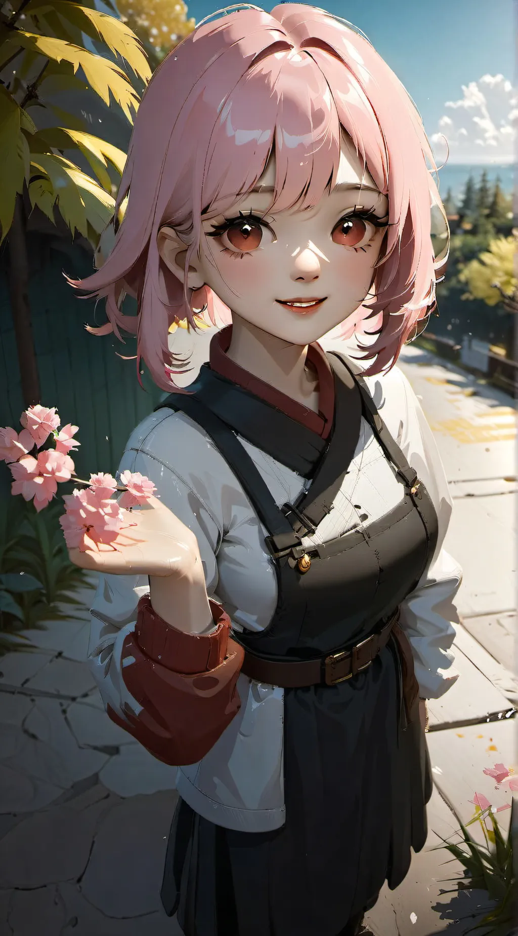 ai character: Back on Track background