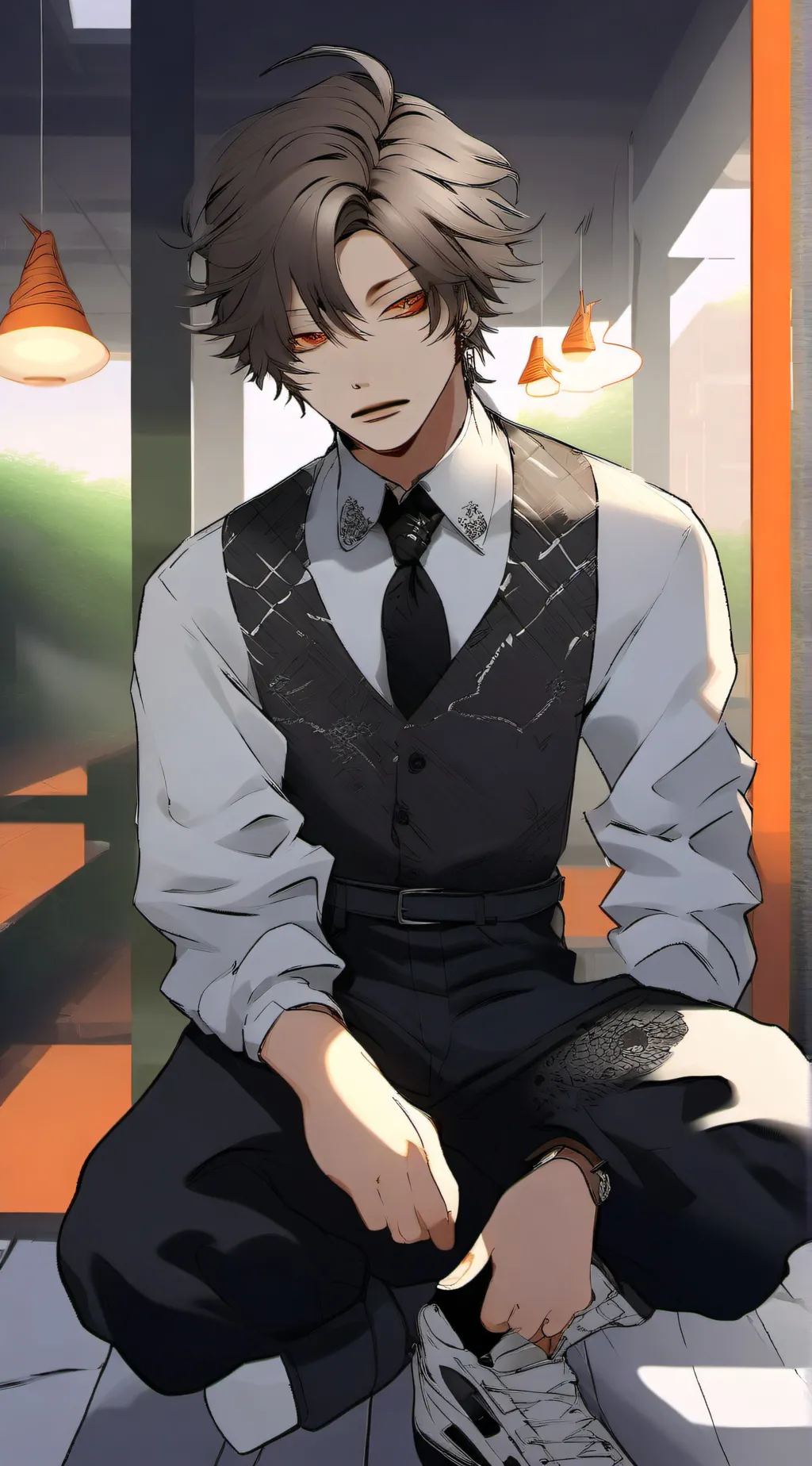 ai character: huh background