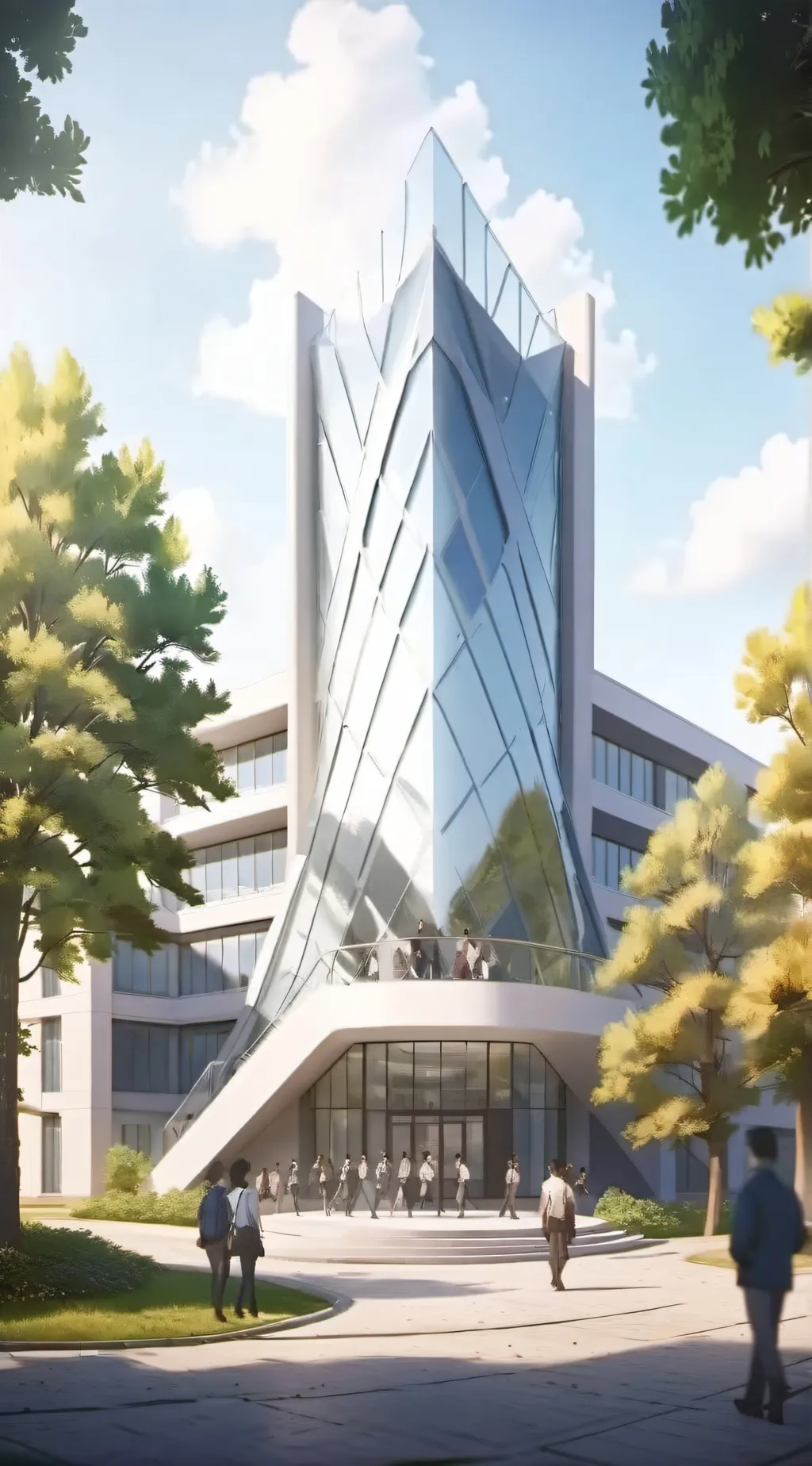 ai character: MHA ghost hunter background