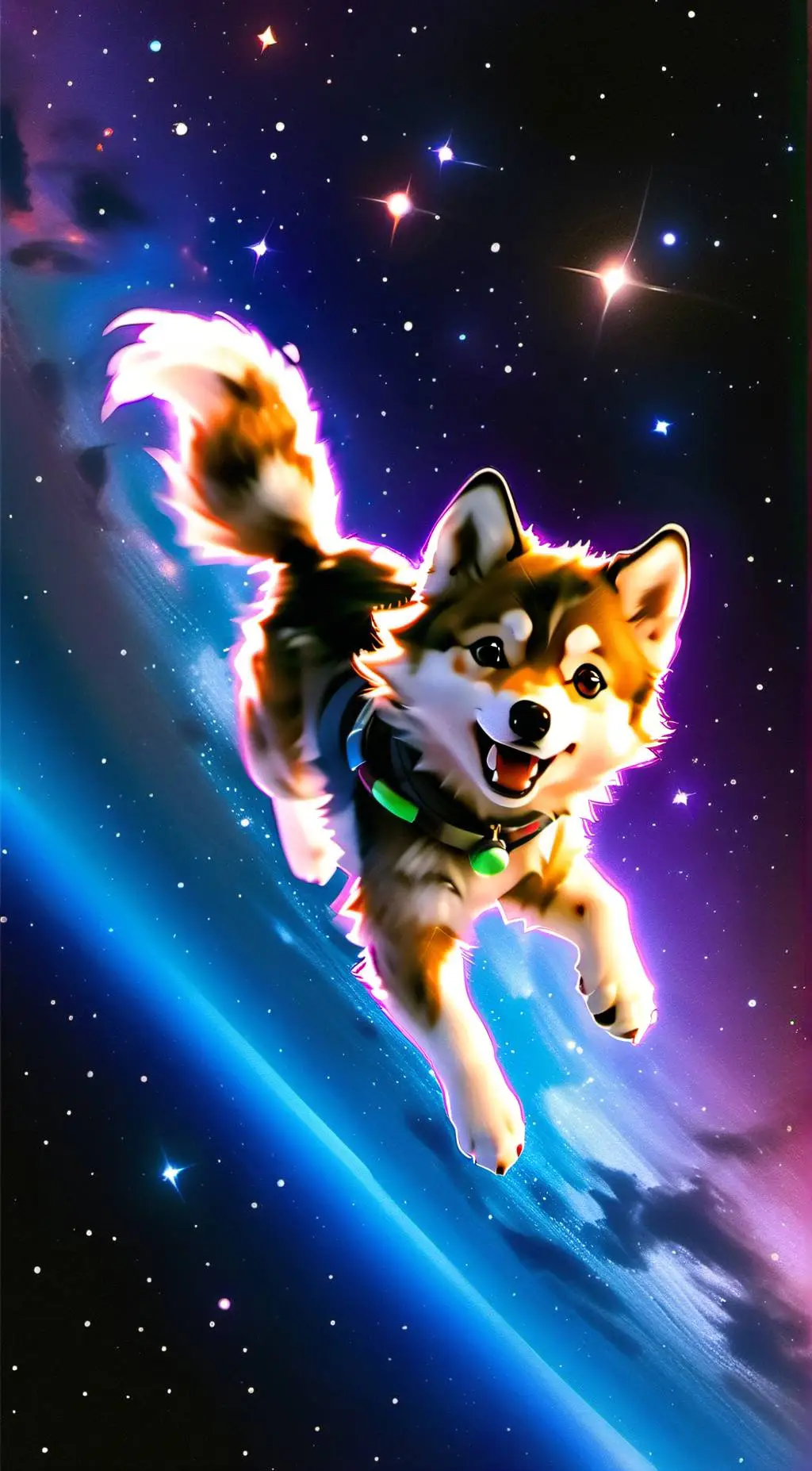 ai character: Galaxy Cub  background