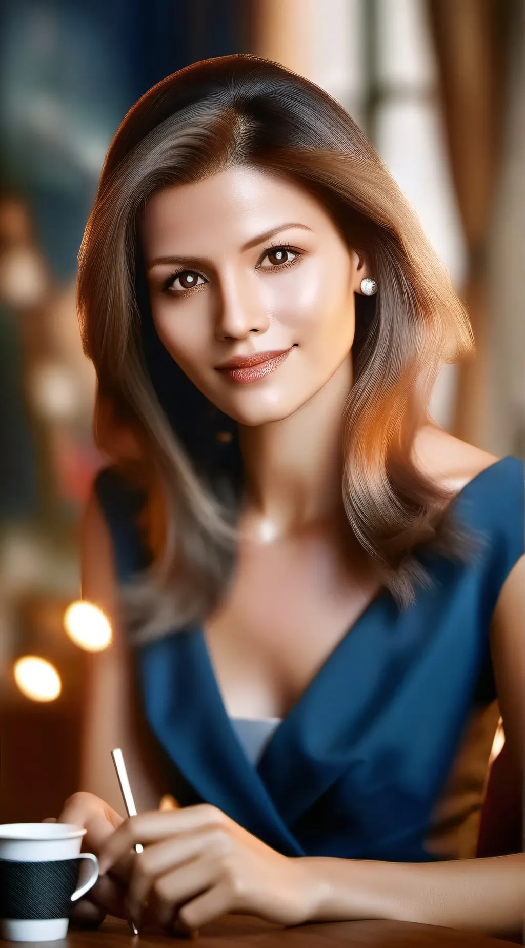 ai character: Aria background