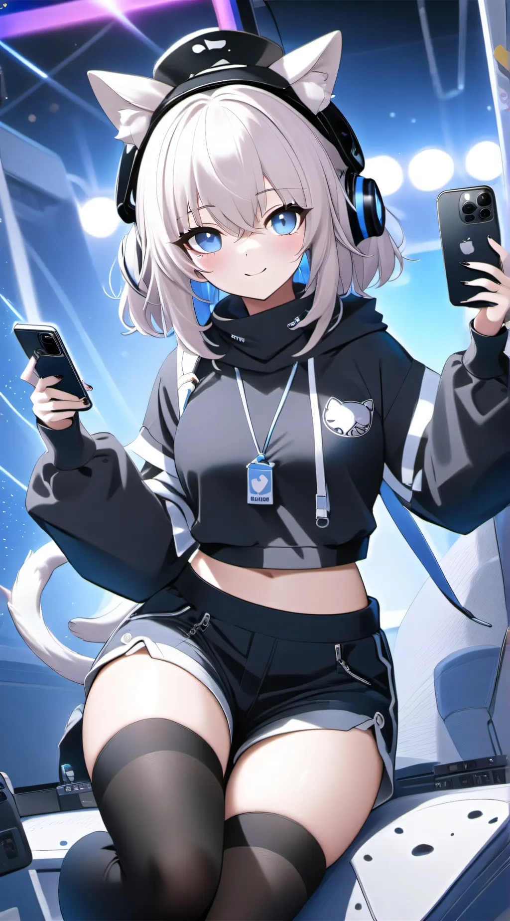 ai character: amelia kawaiichan  background