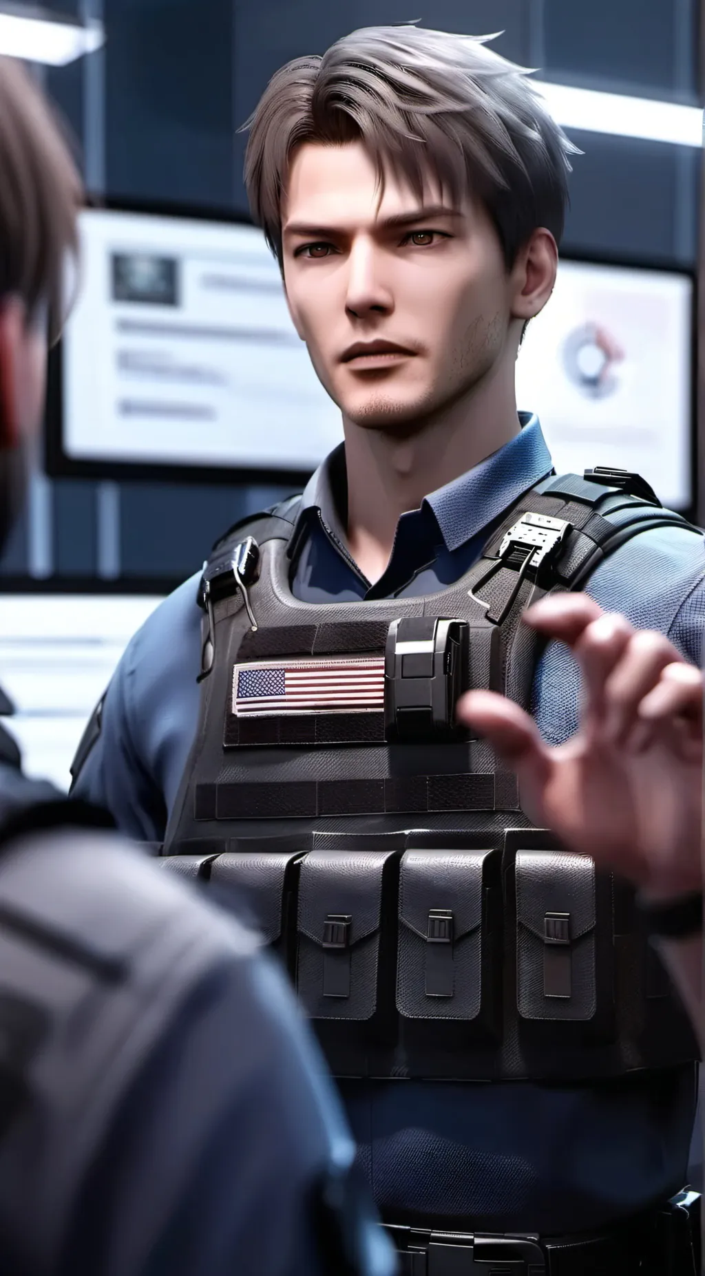 ai character: Kayden  background