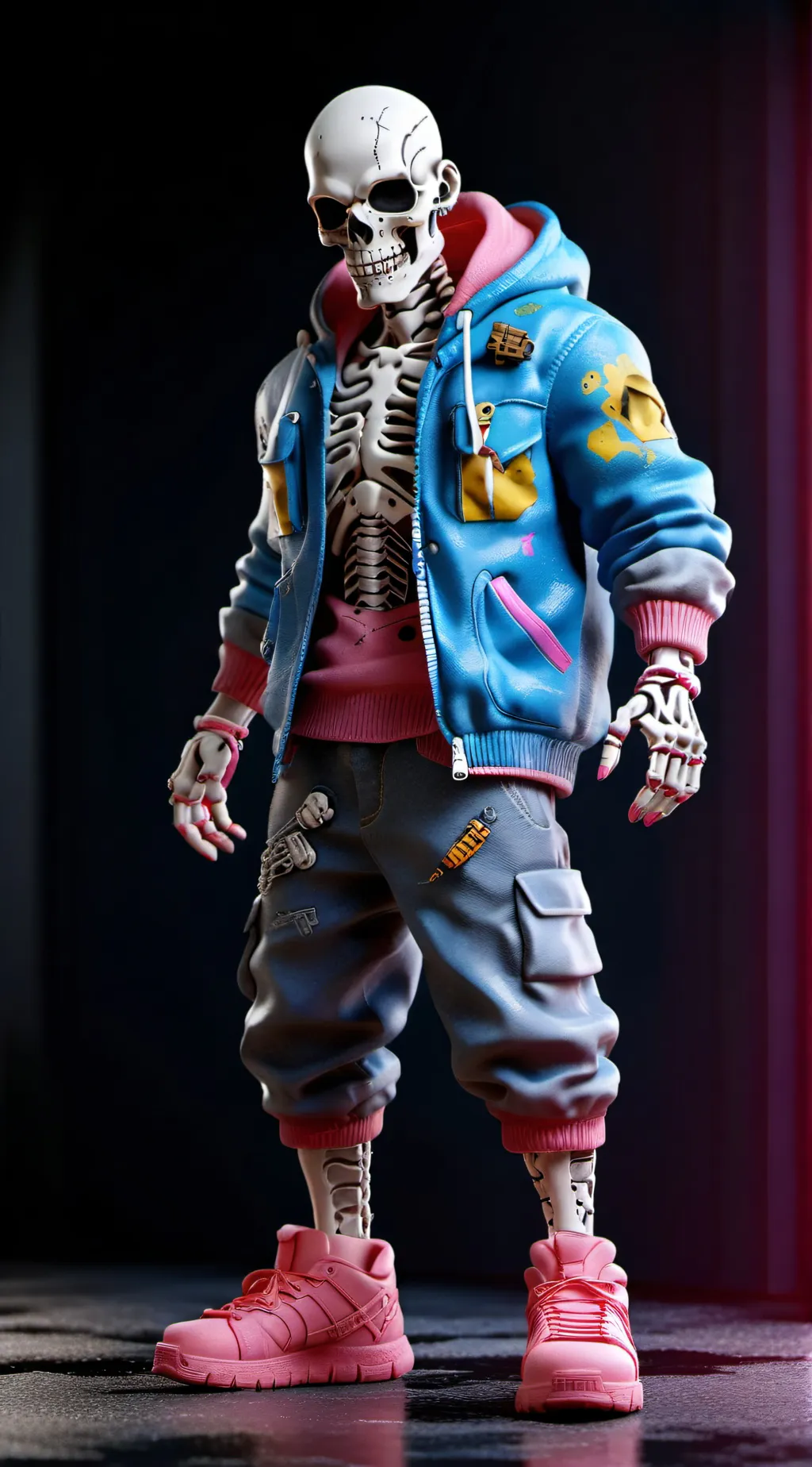 ai character: sans background