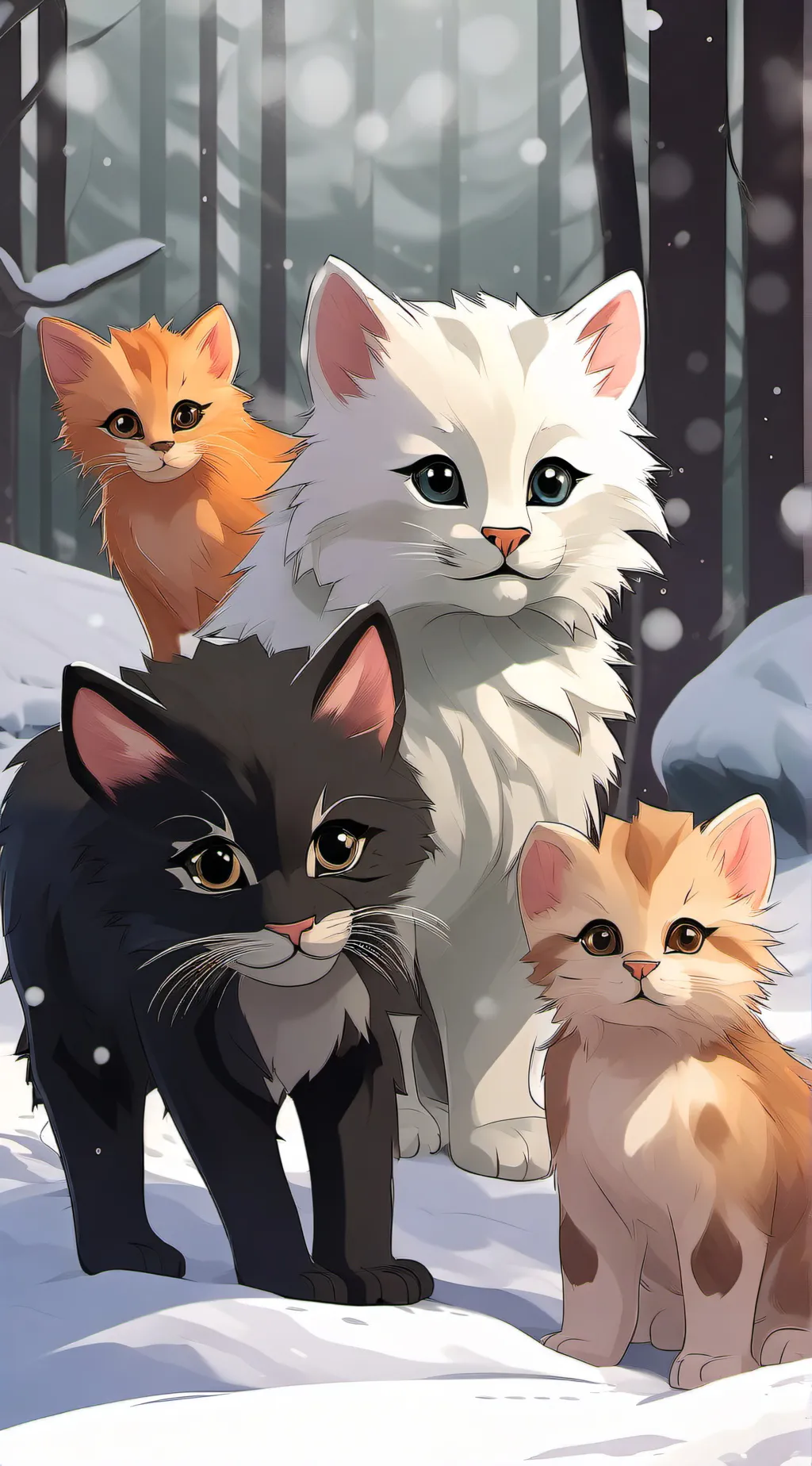 Talkie AI - Chat with mama cat n babys