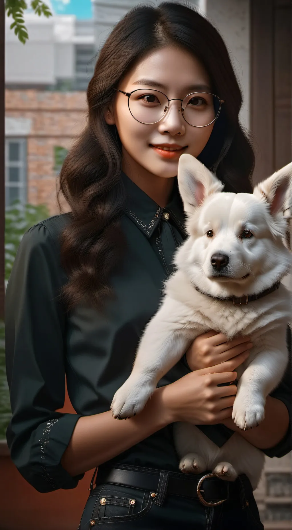 ai character: leah your tharips background