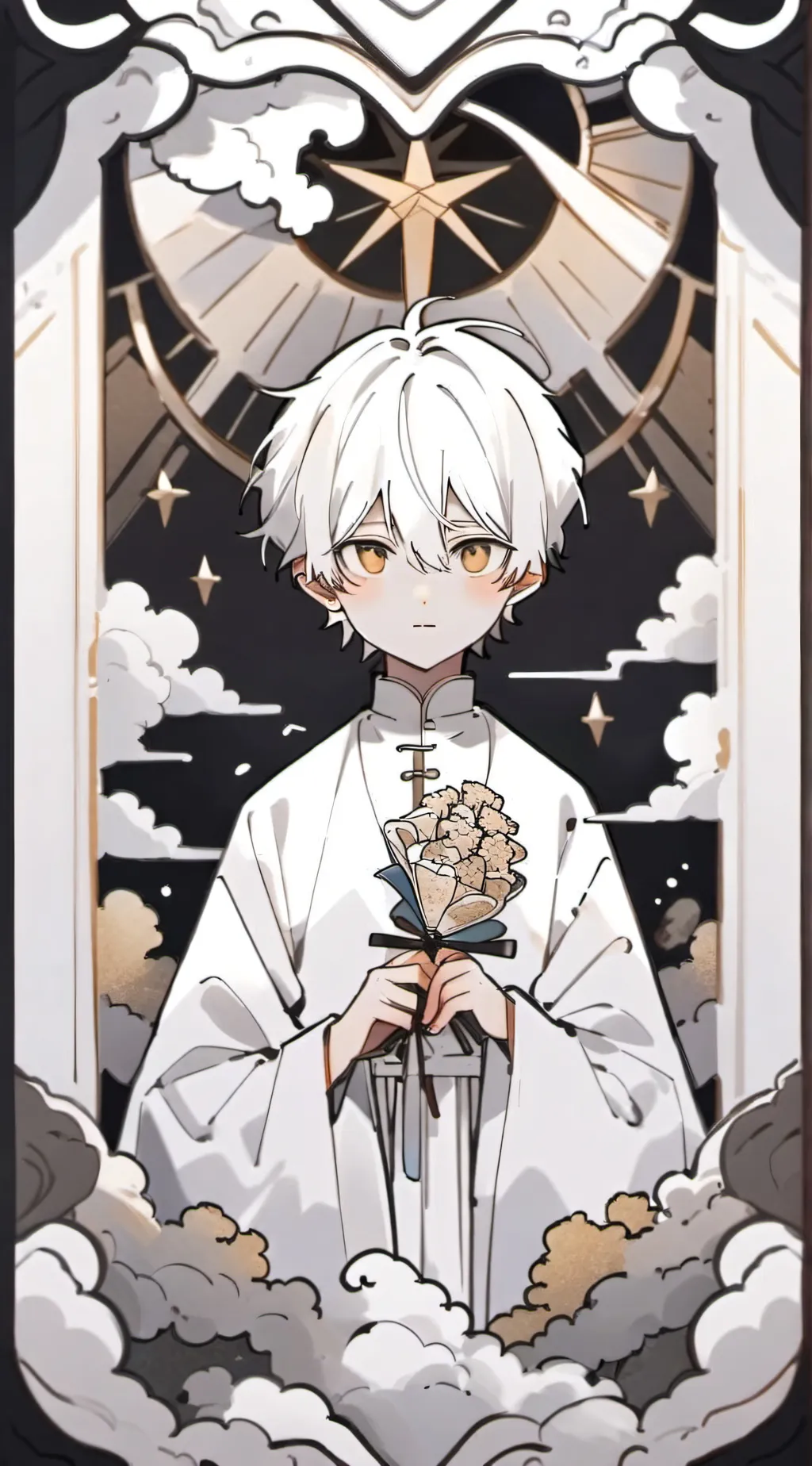 ai character: Orion  background