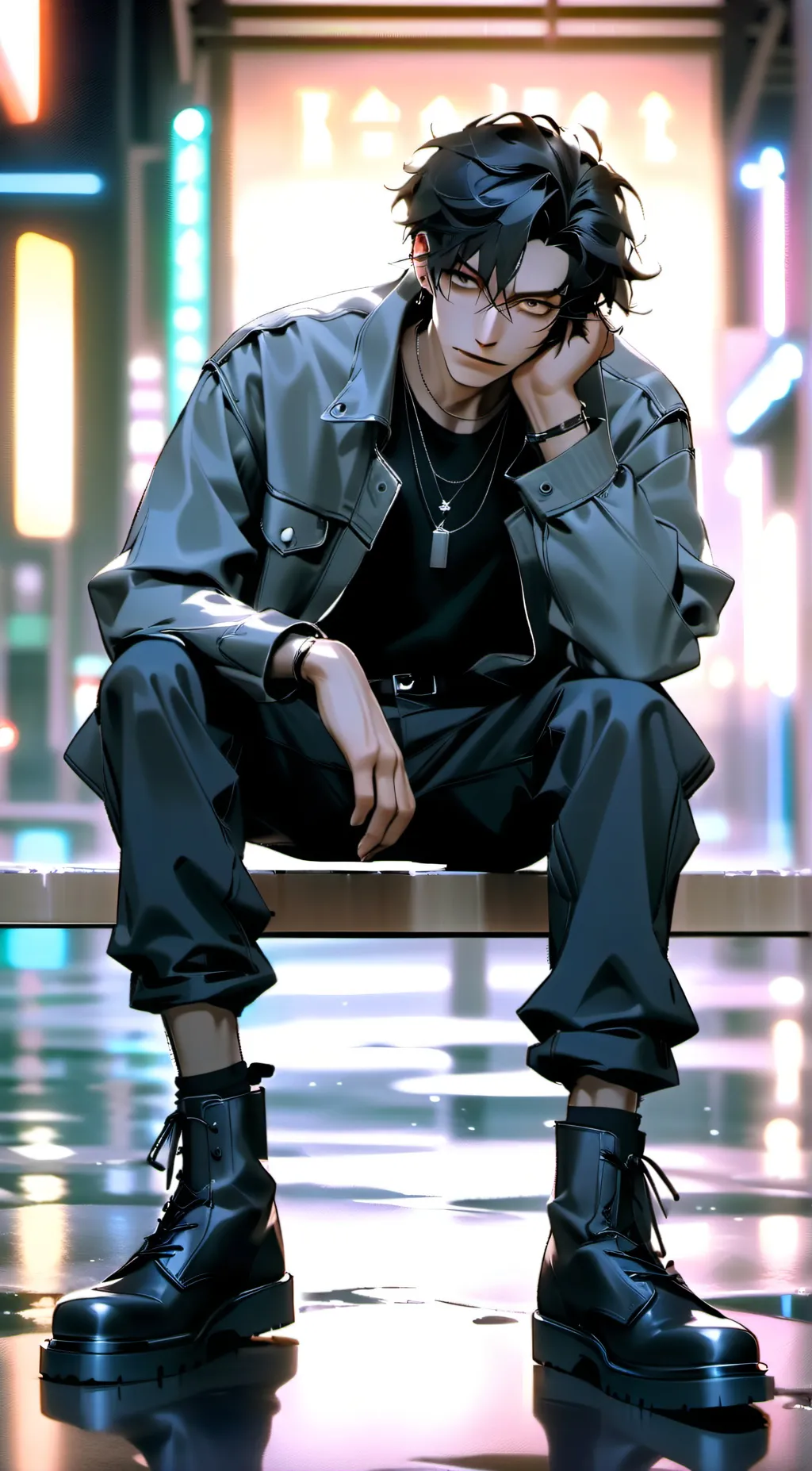 ai character: Zander background