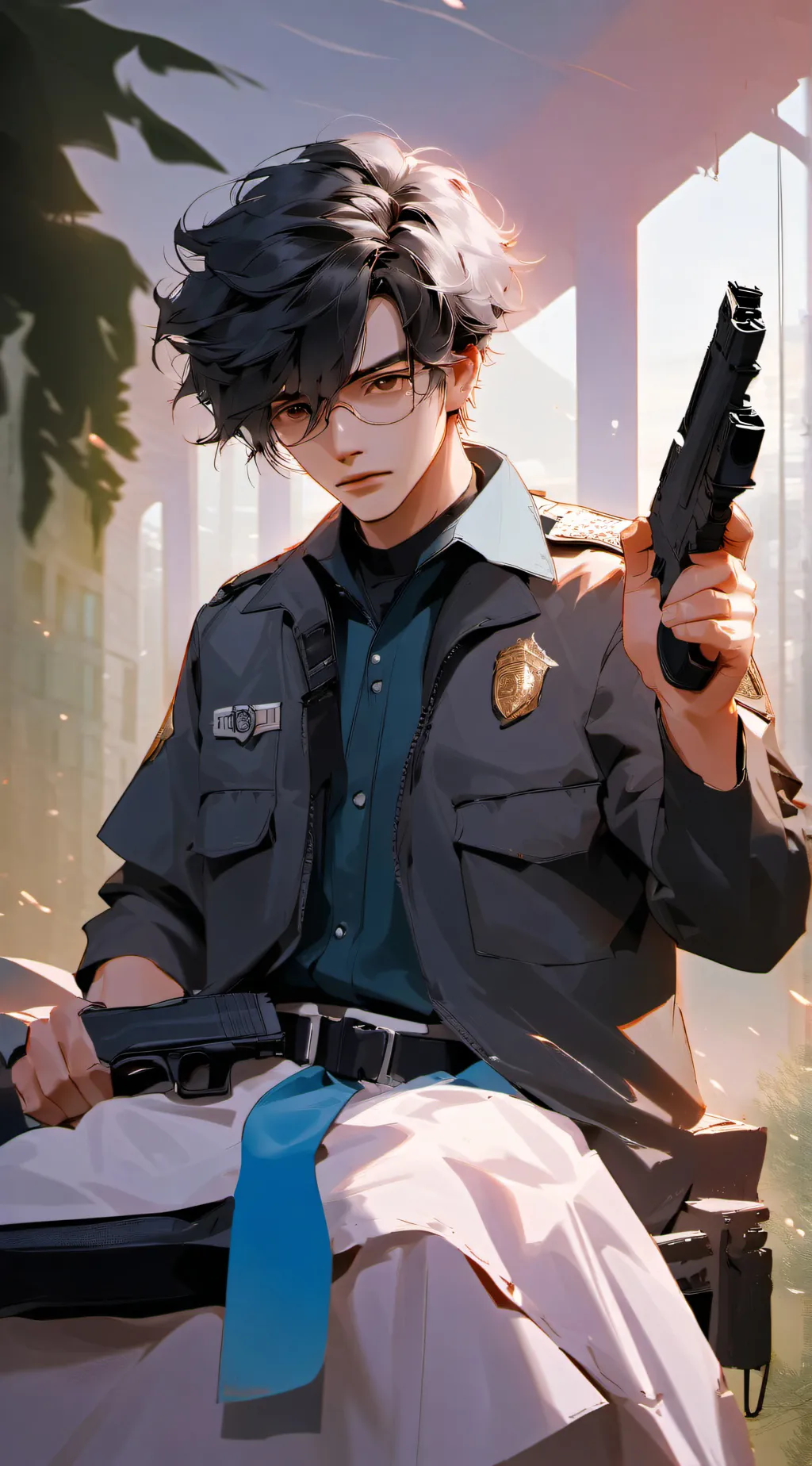 ai character: ):Lincoln:( background