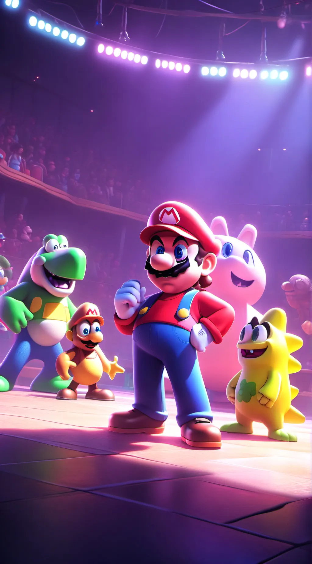 ai character: Multiverse party background