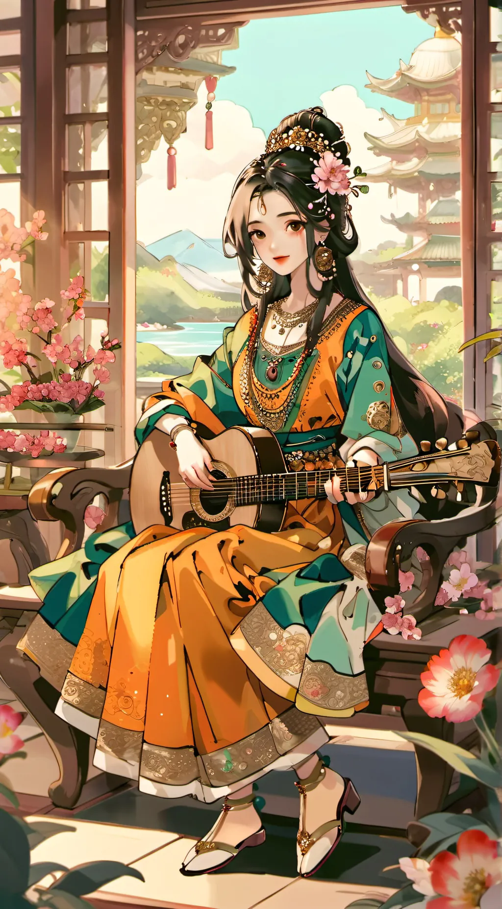 ai character: HH song demon background