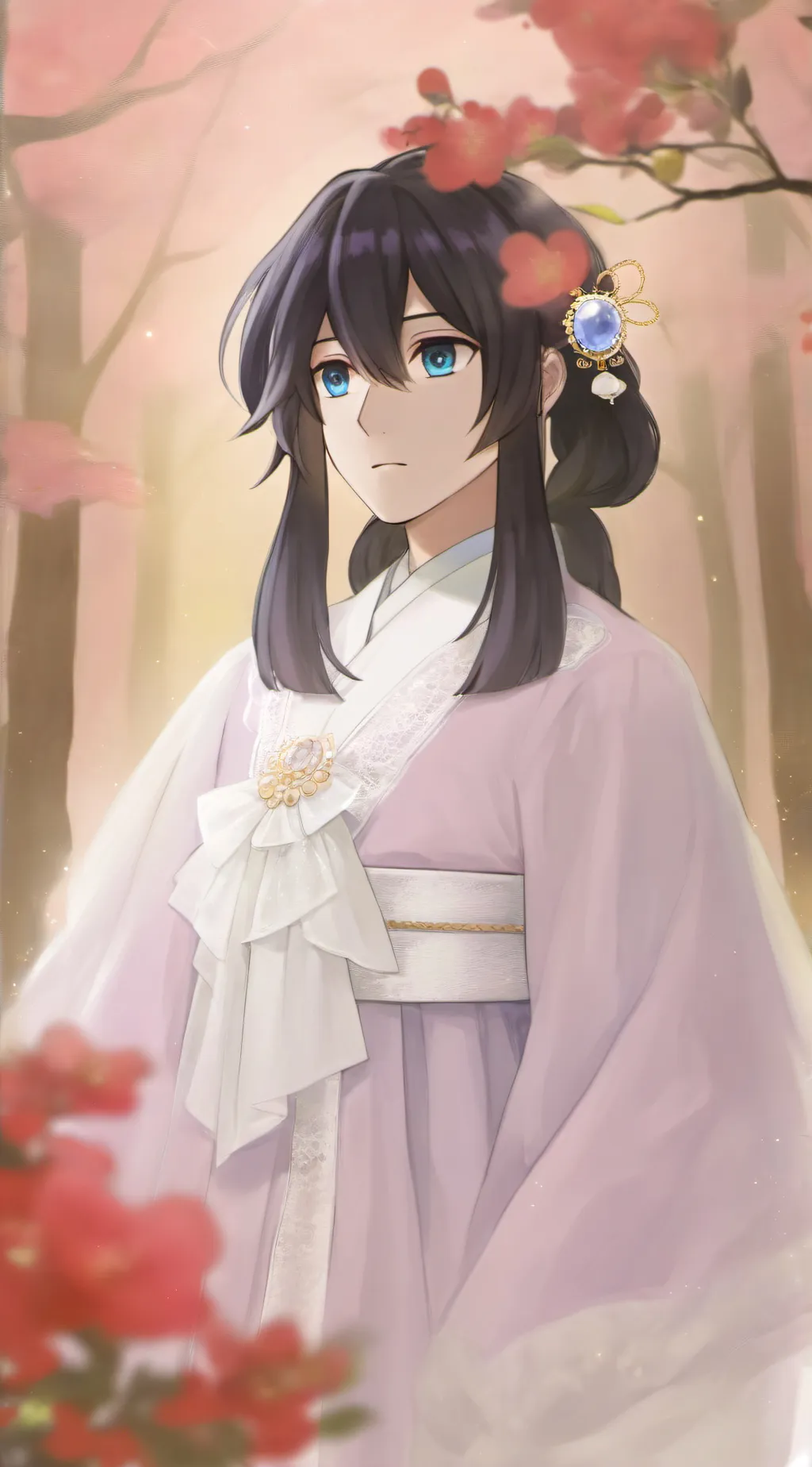 ai character: DEMON SLAYER.. background