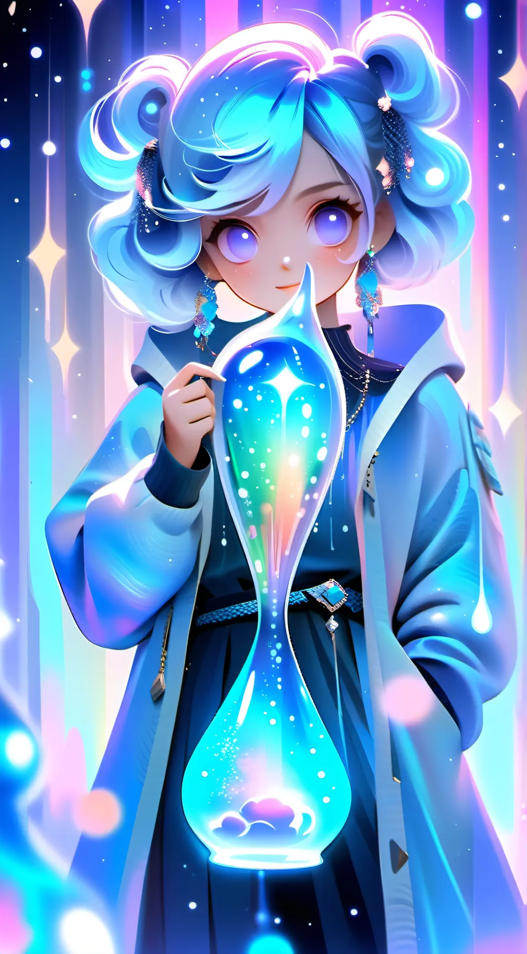 ai character: Lovey background