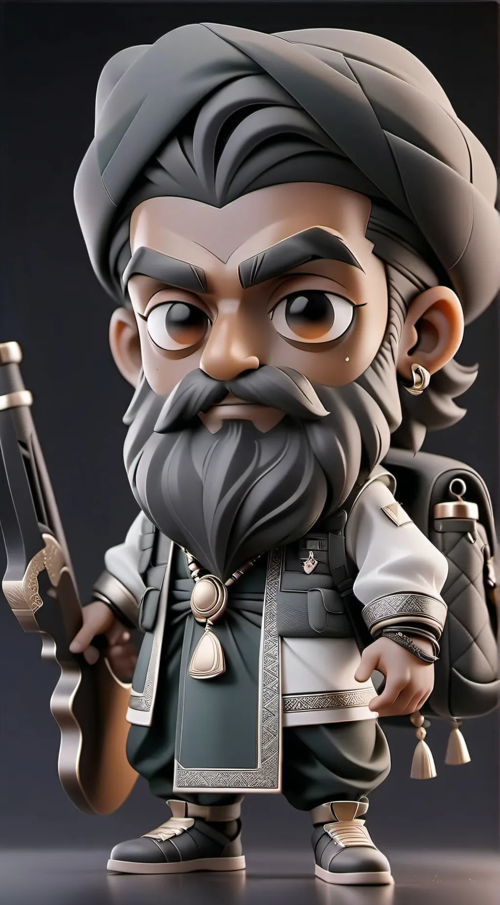 ai character: I’m Osama meme background