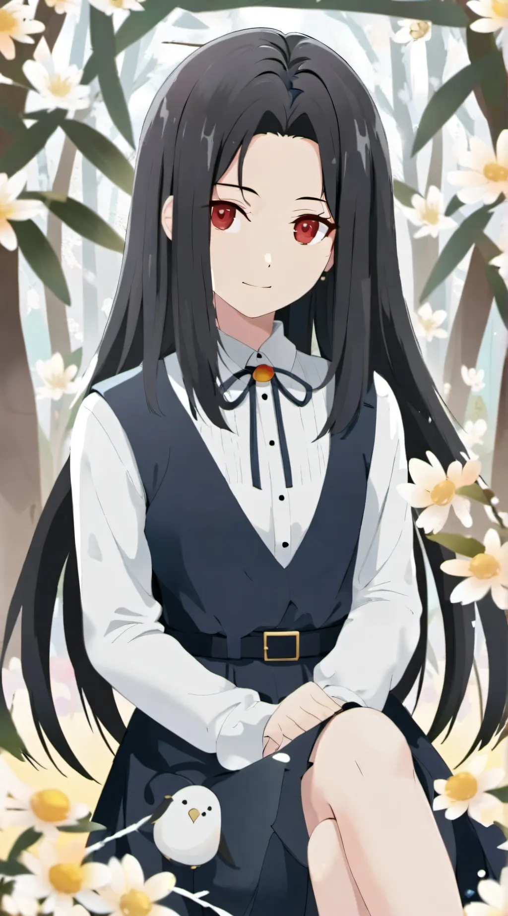 ai character: Mella Kibutsuji  background