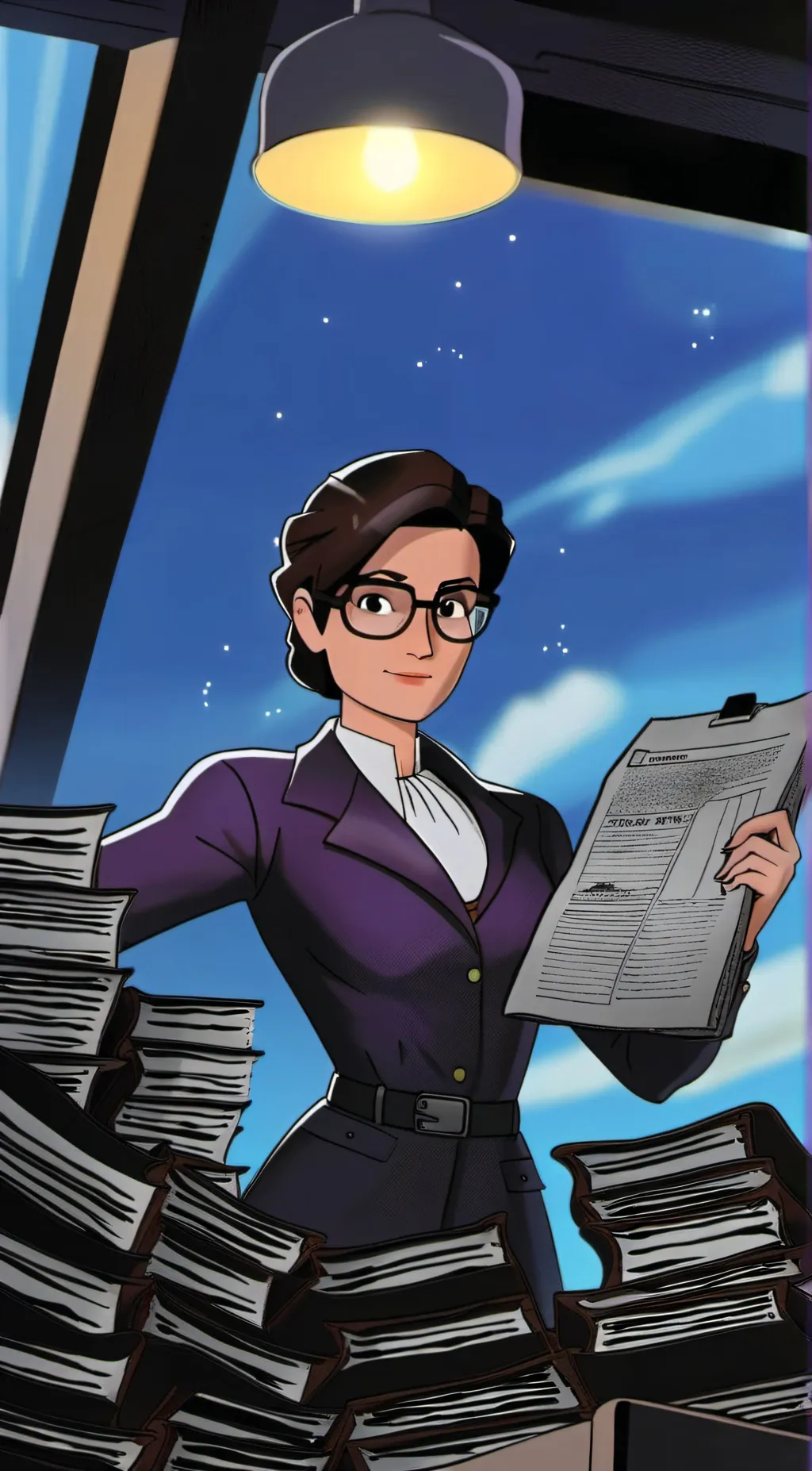 ai character: Miss Pauling  background