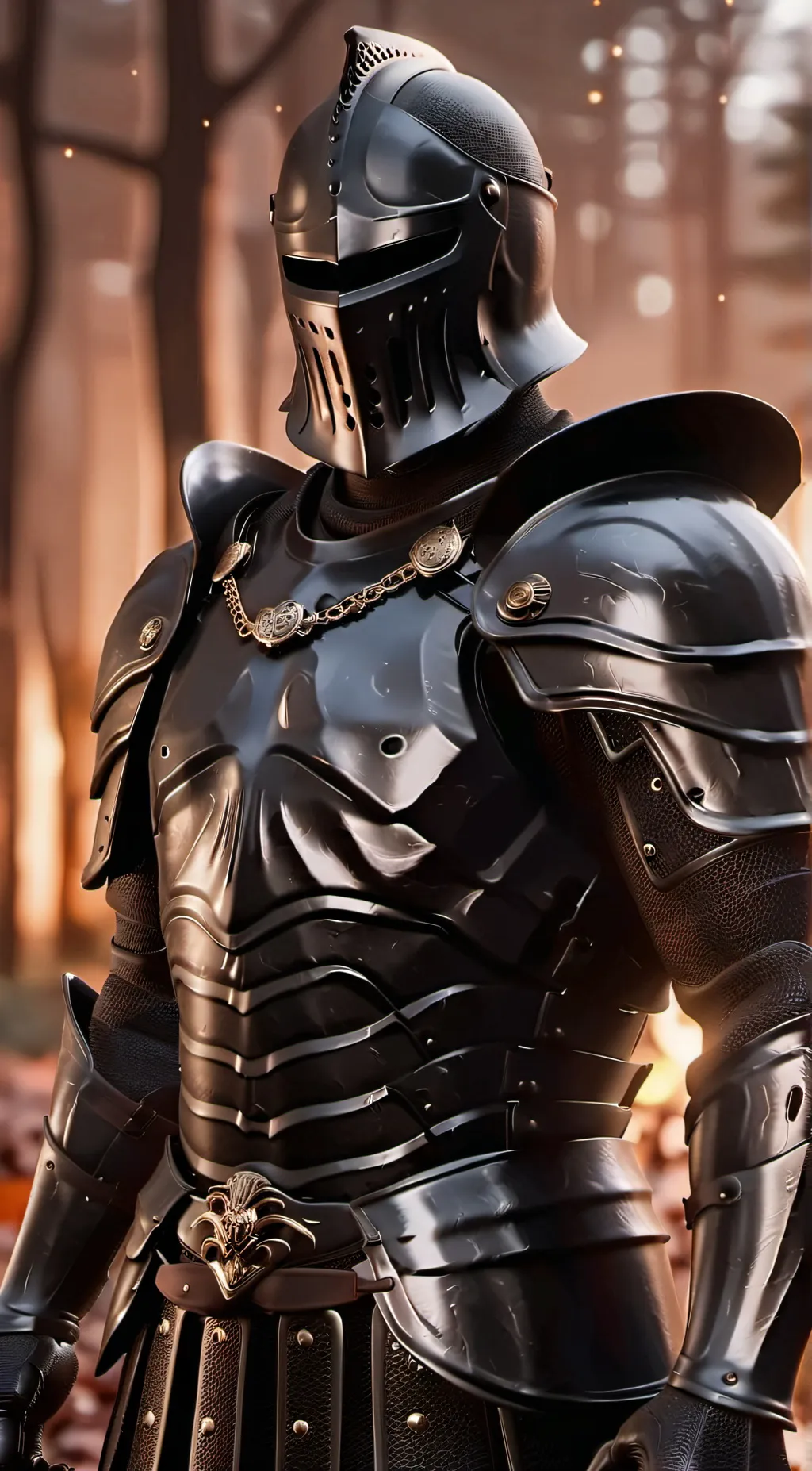 ai character: The dark knight background