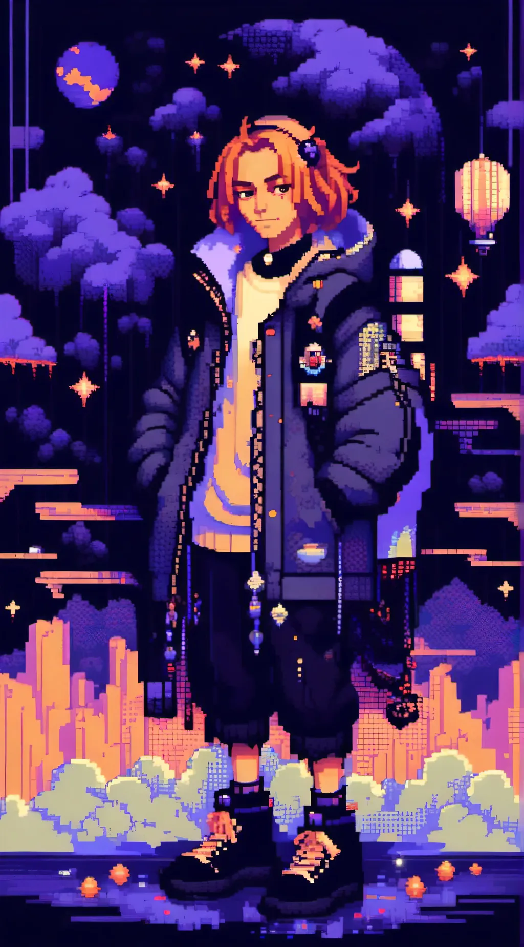 ai character: Trippie Redd  background