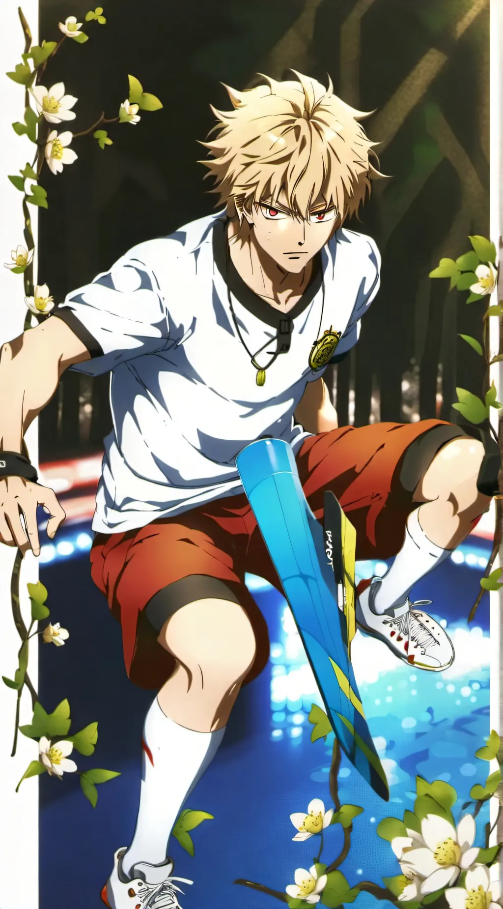 ai character: Bakugo background