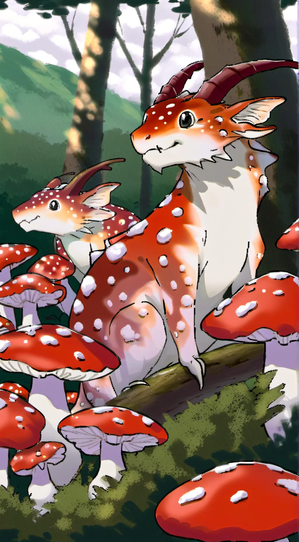 ai character: Shroom background