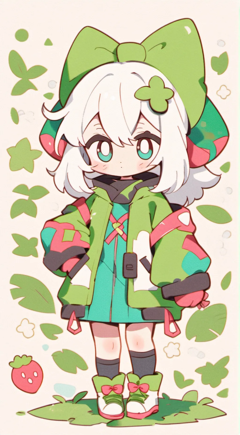 ai character: Mha finds a baby background