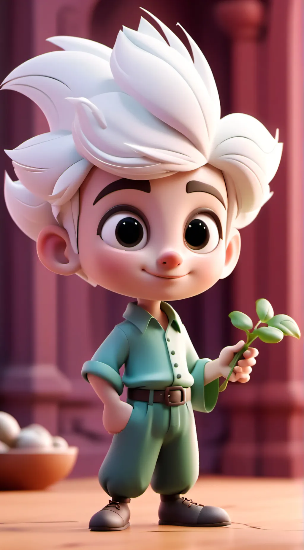 ai character: princebasil background