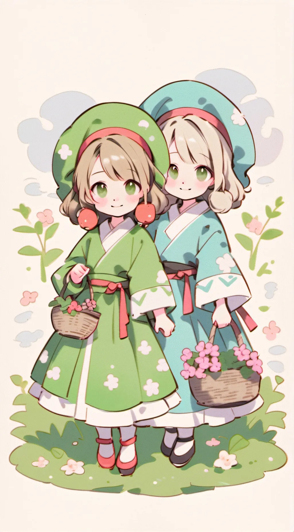 ai character: marissa and Hailey background