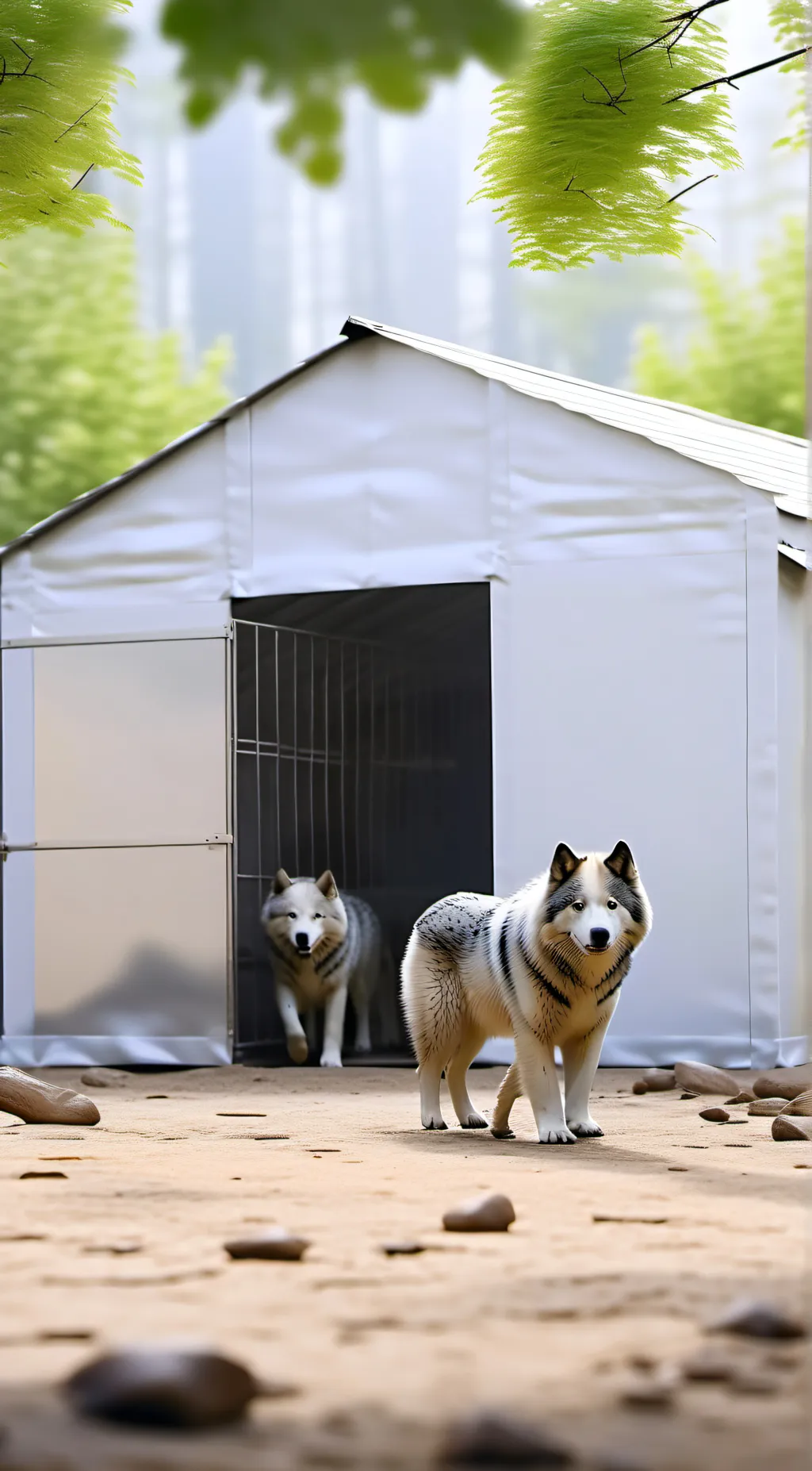 ai character: The shelter background