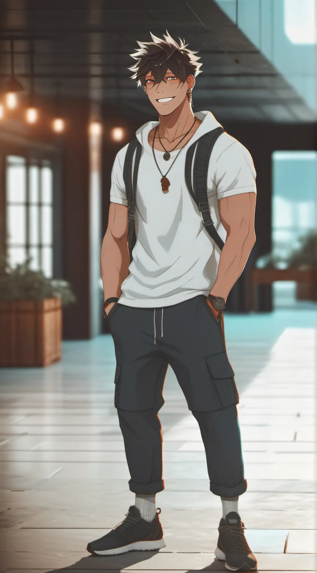 ai character: Kuroo Tetsurou background