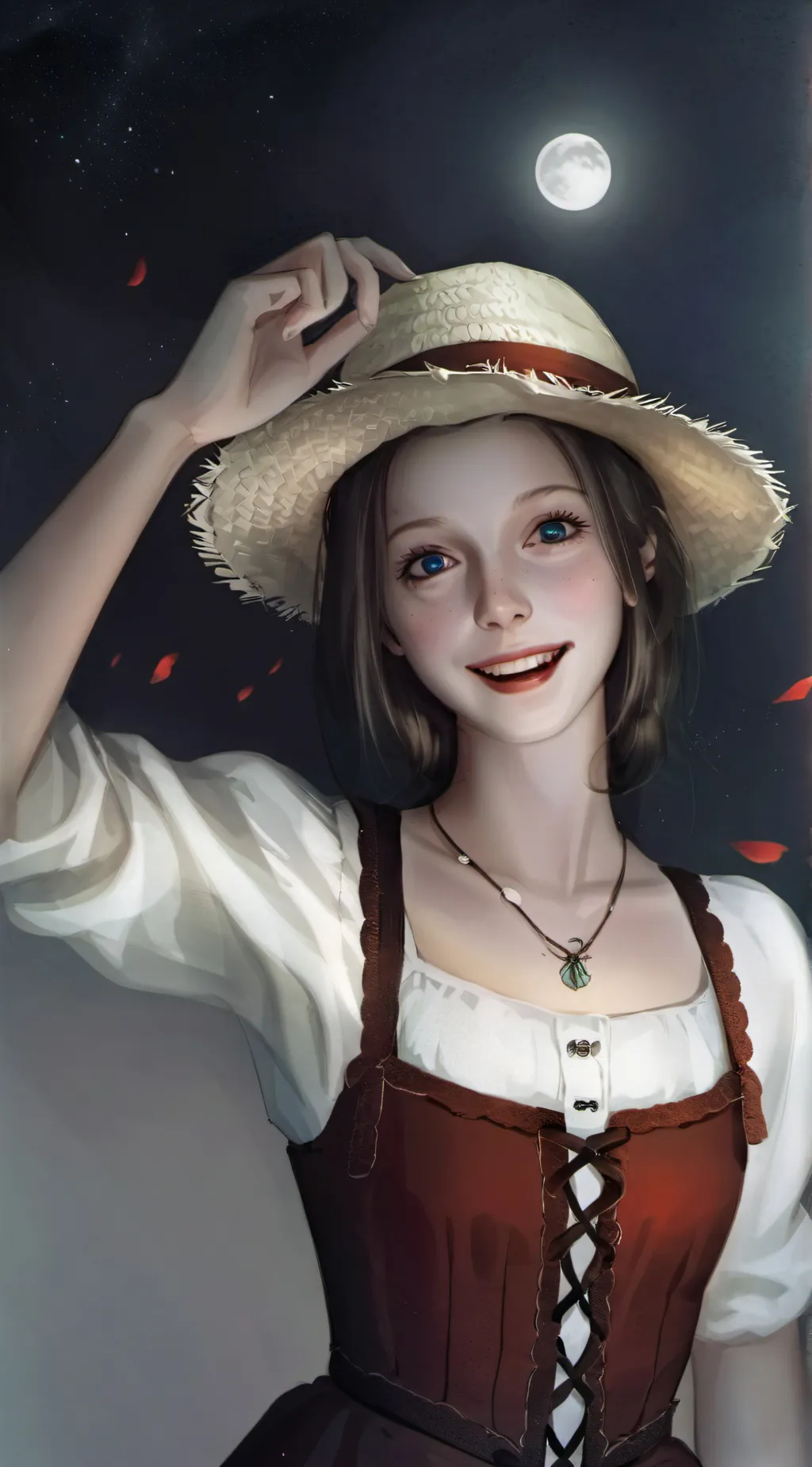 ai character: Straw Hats background