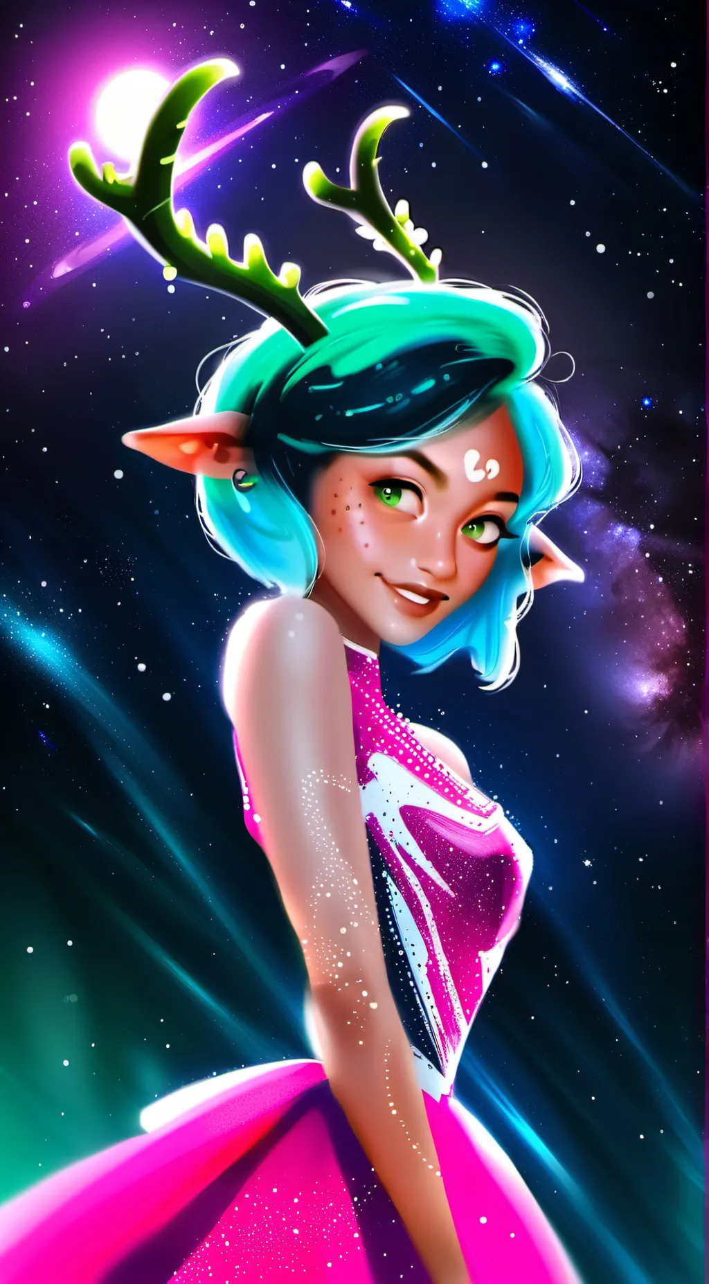 ai character: Auora background