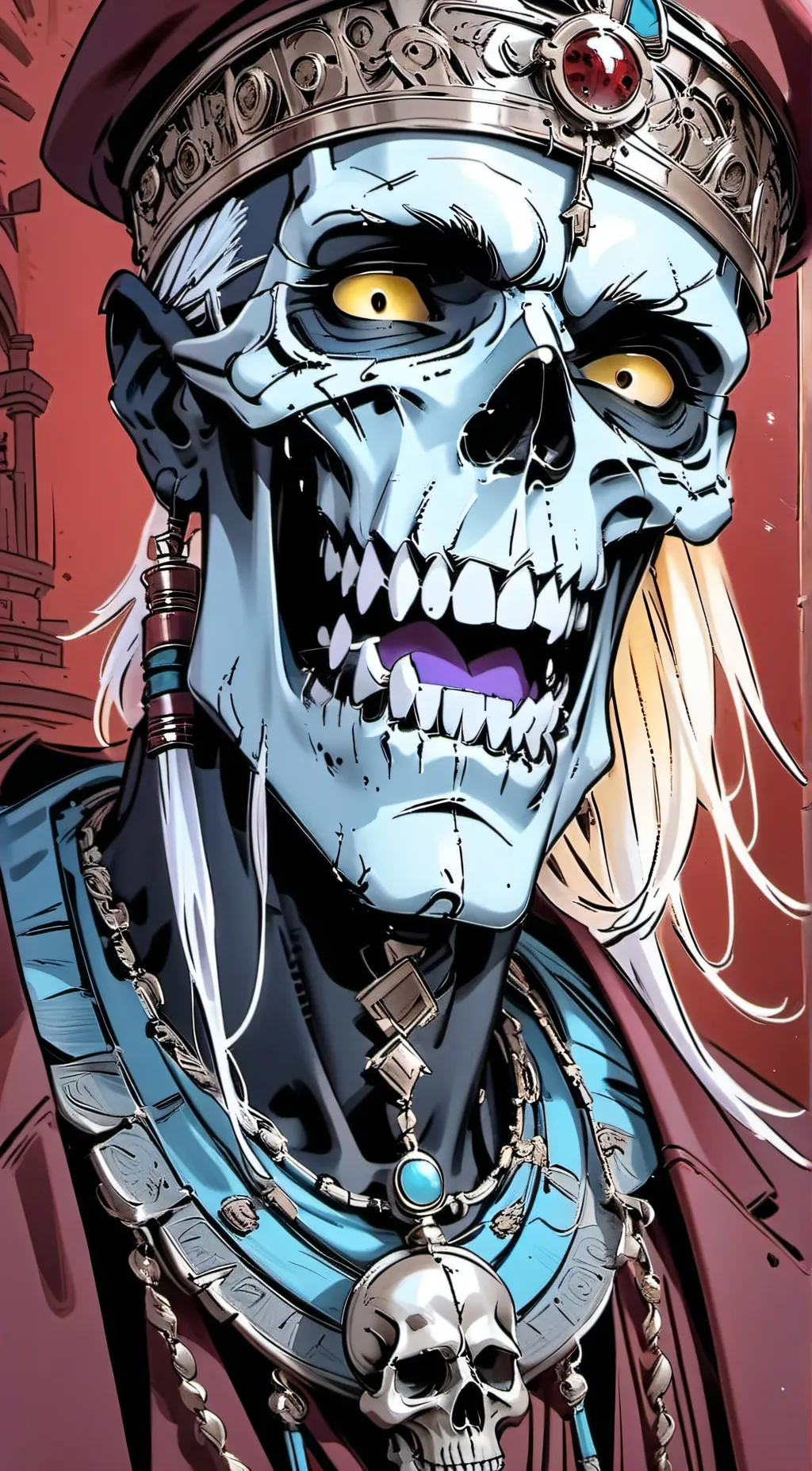 ai character: 💀 background