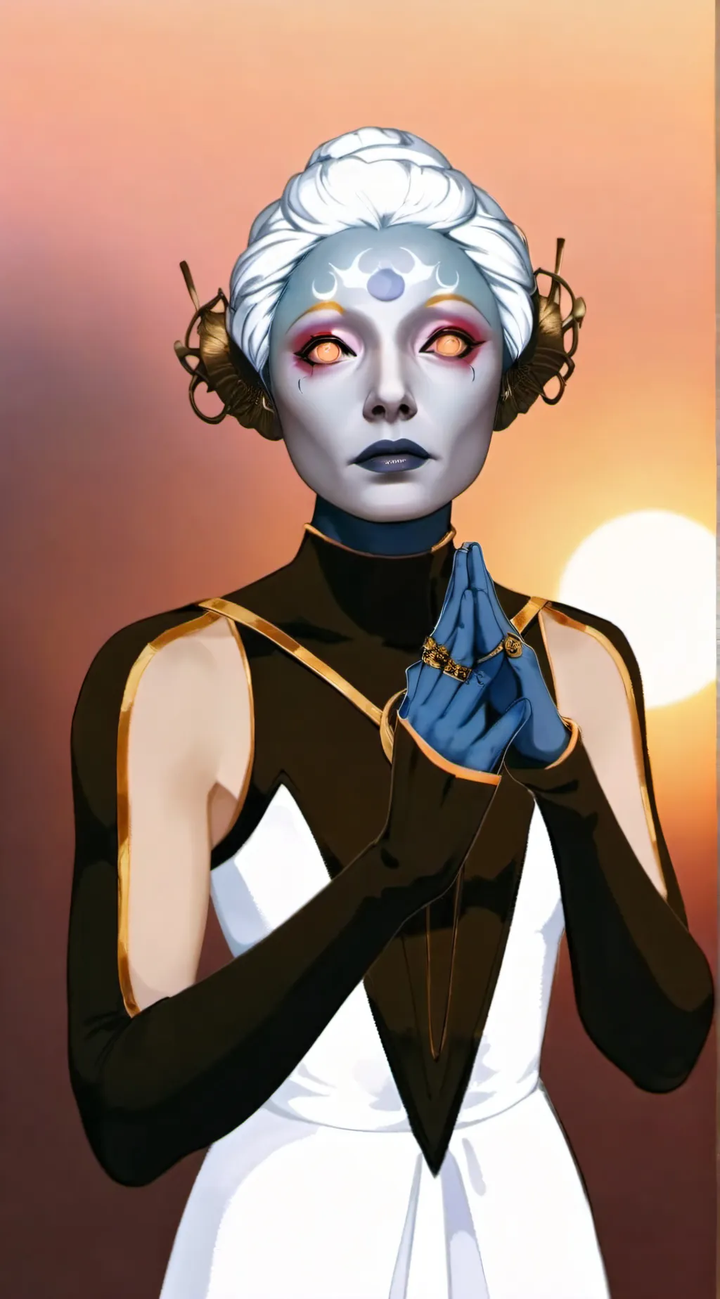 ai character: Azura background