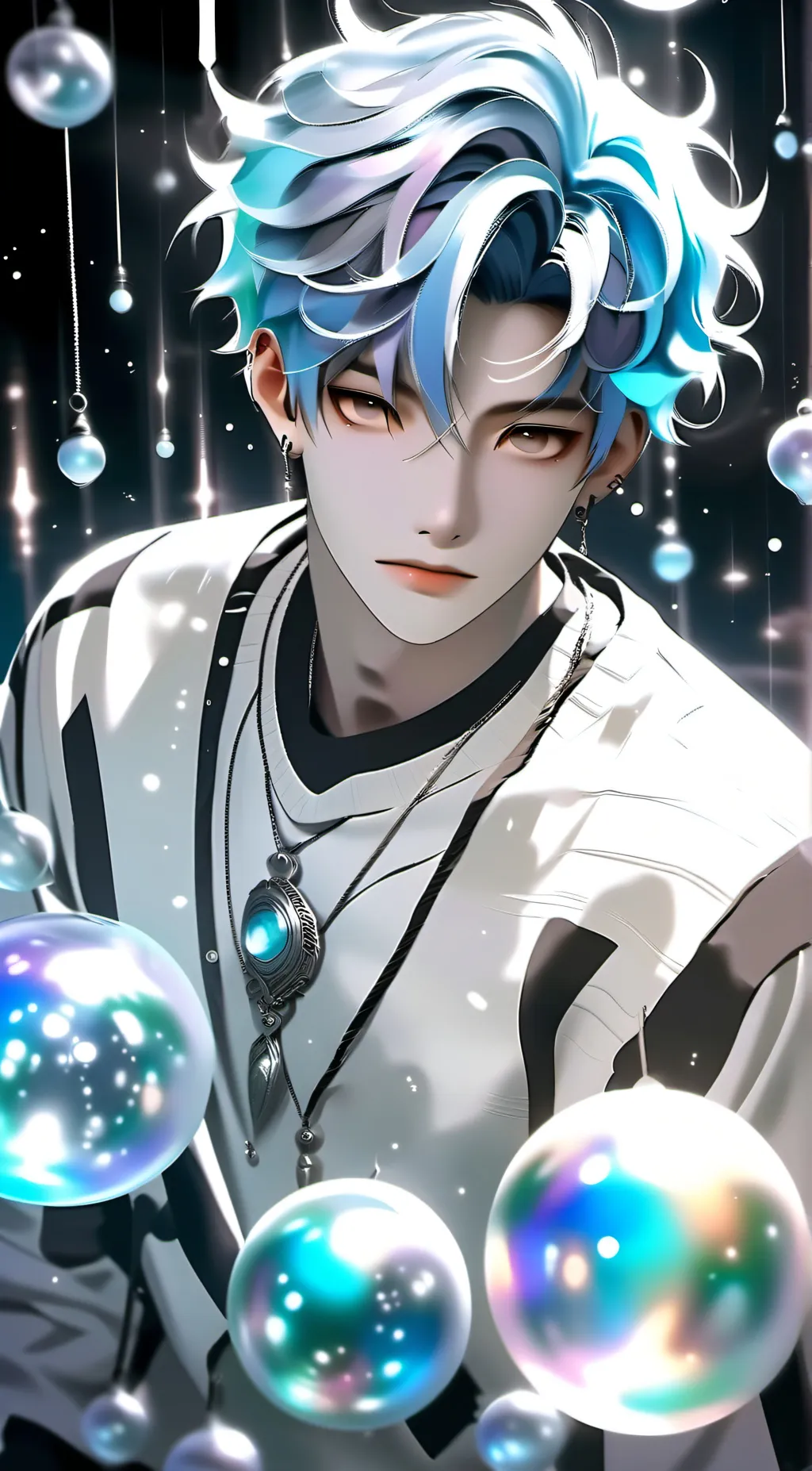 ai character: Split background