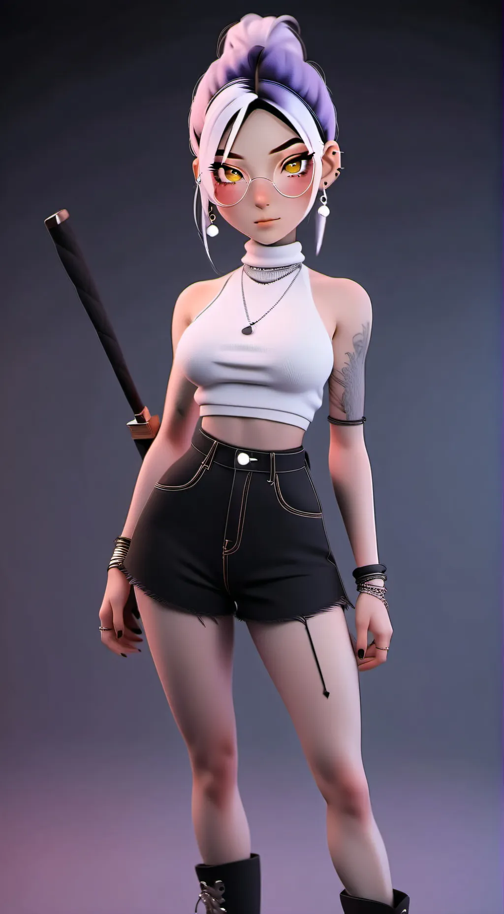 ai character: Karina  background