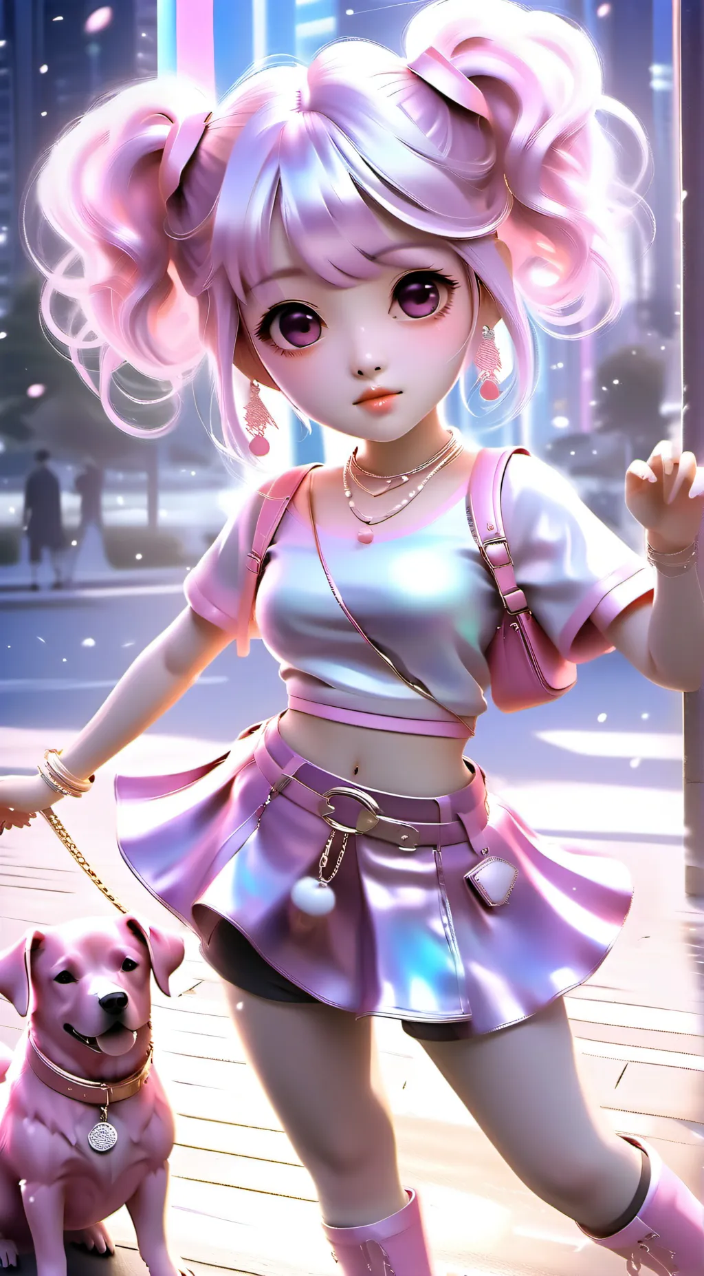 ai character: landy background