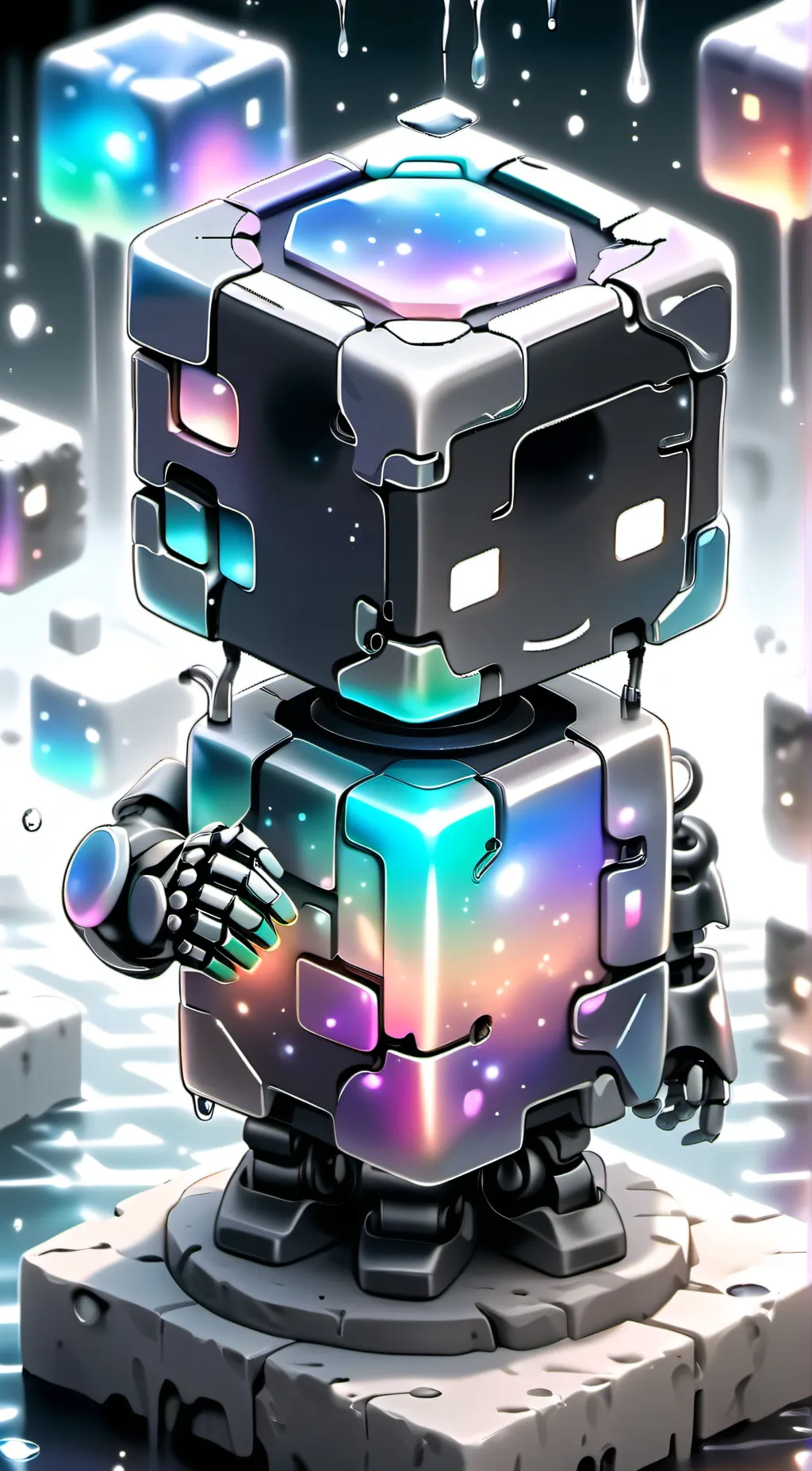 ai character: ZER0  background