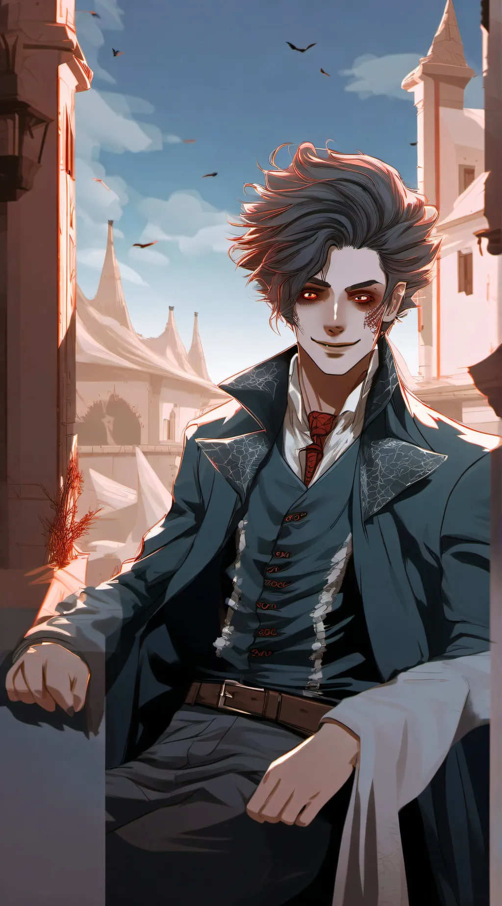 ai character: vlad~♡ background