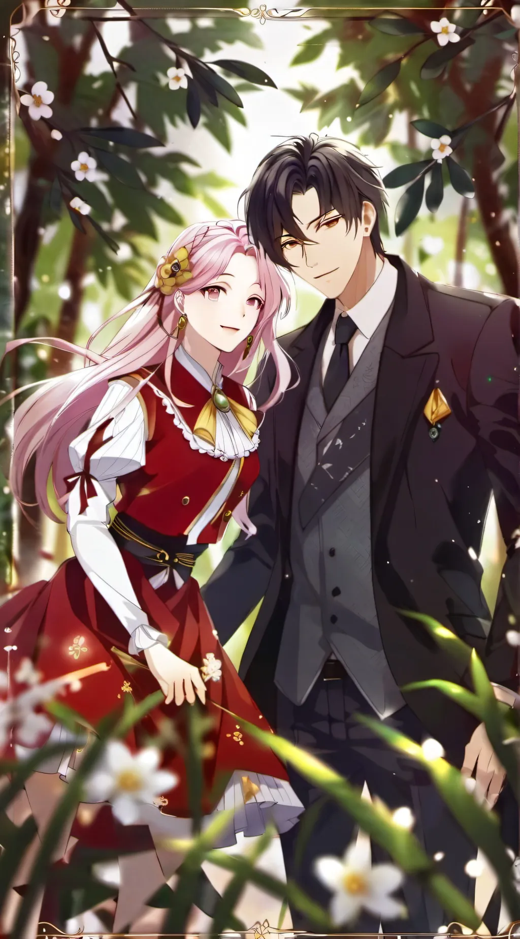 ai character: kevin and vanibean background