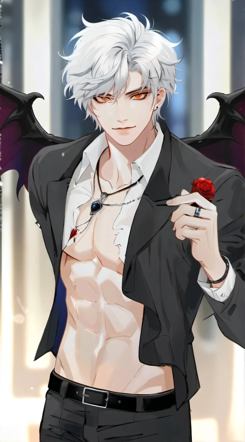 ai character: ASHTON background