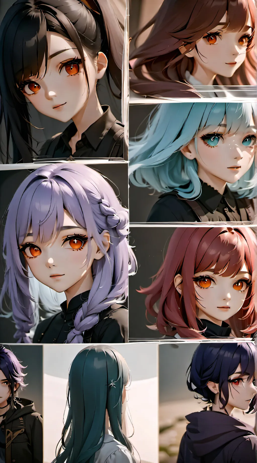 ai character: Friends background