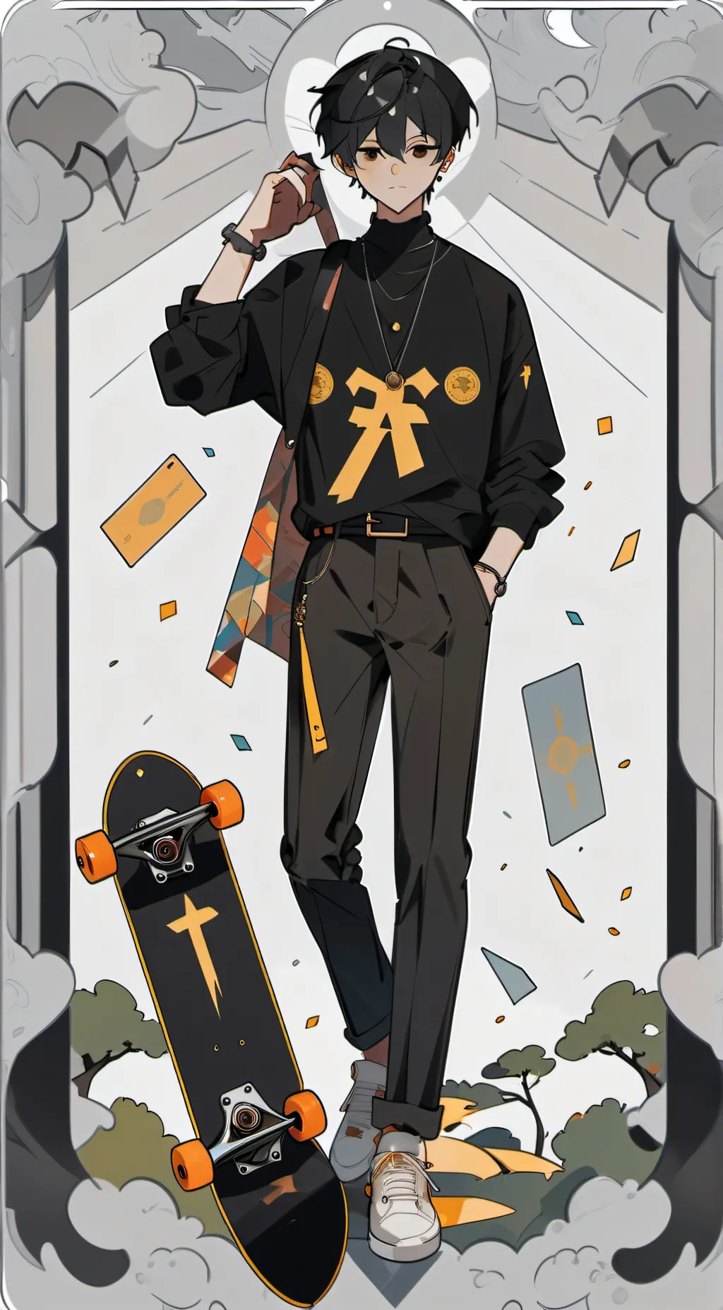 ai character: Jin-can background