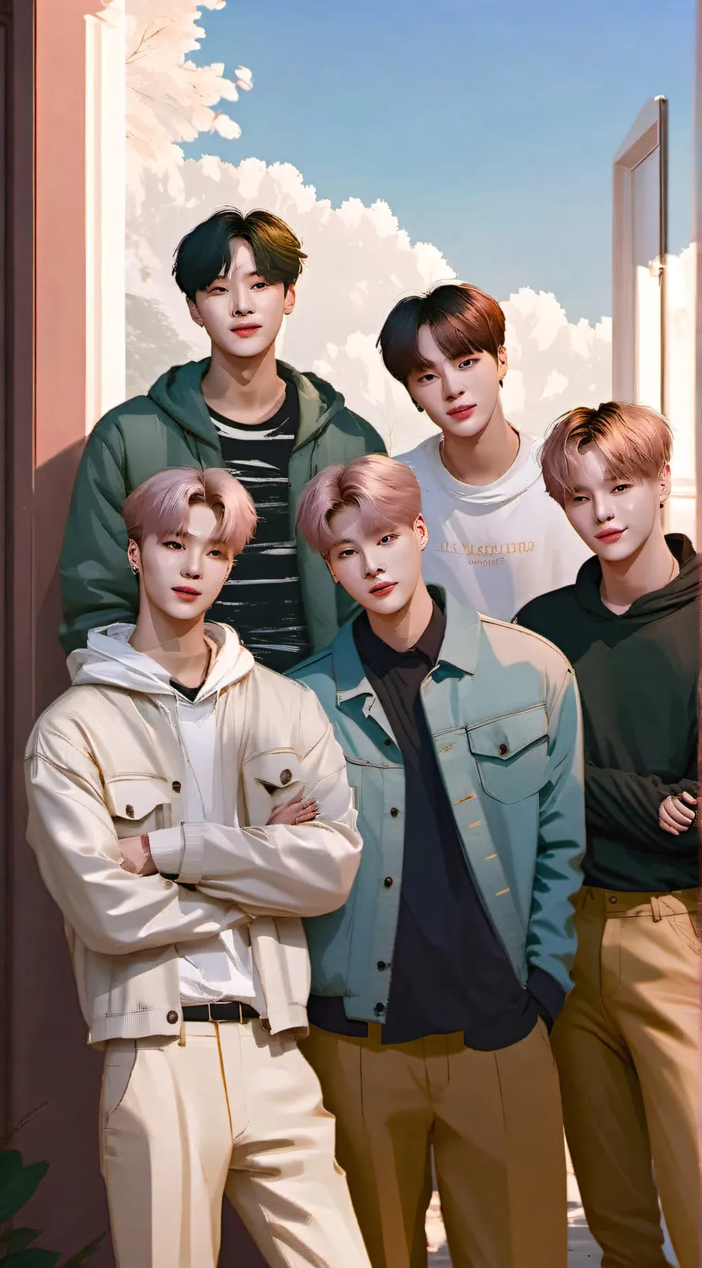 ai character: Bts background