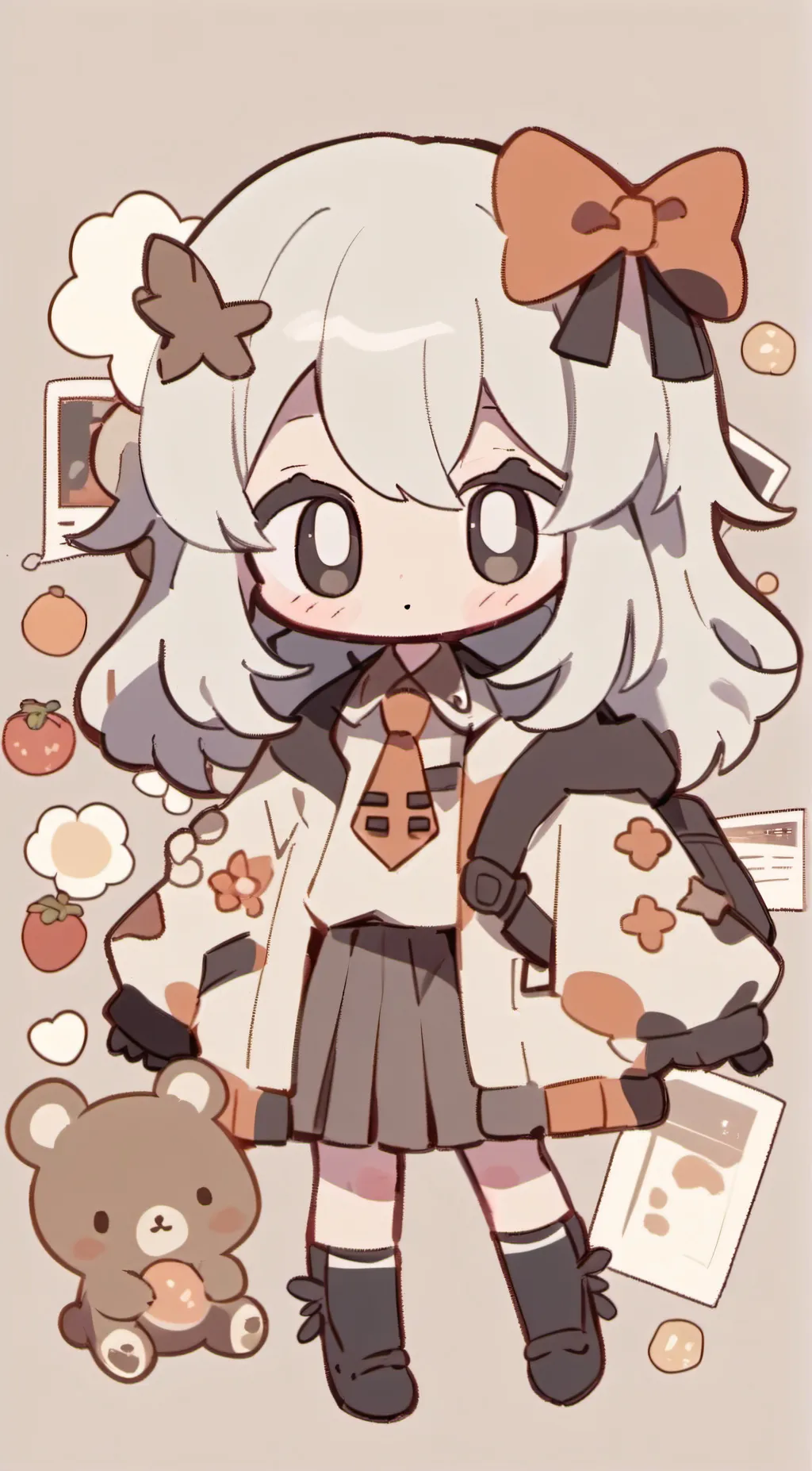 ai character: Bloomie but baby!? background