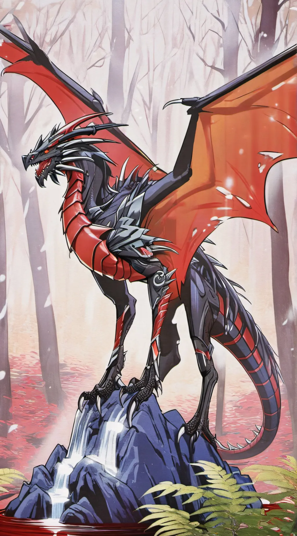 ai character: slime dragons background